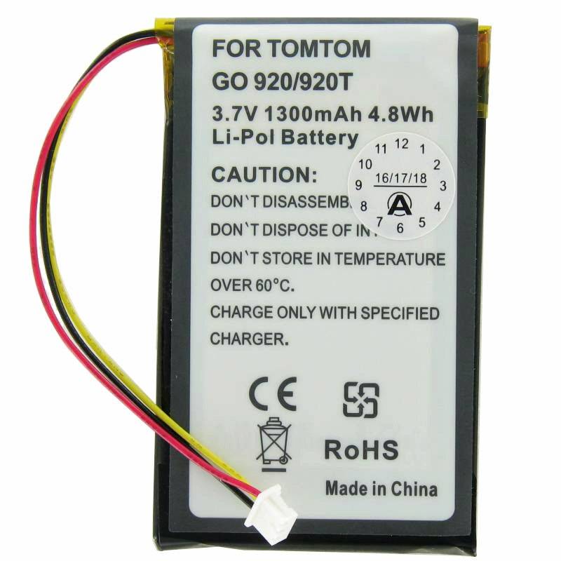 Akku passend für TomTom Go920, Go920T, AHL03713100