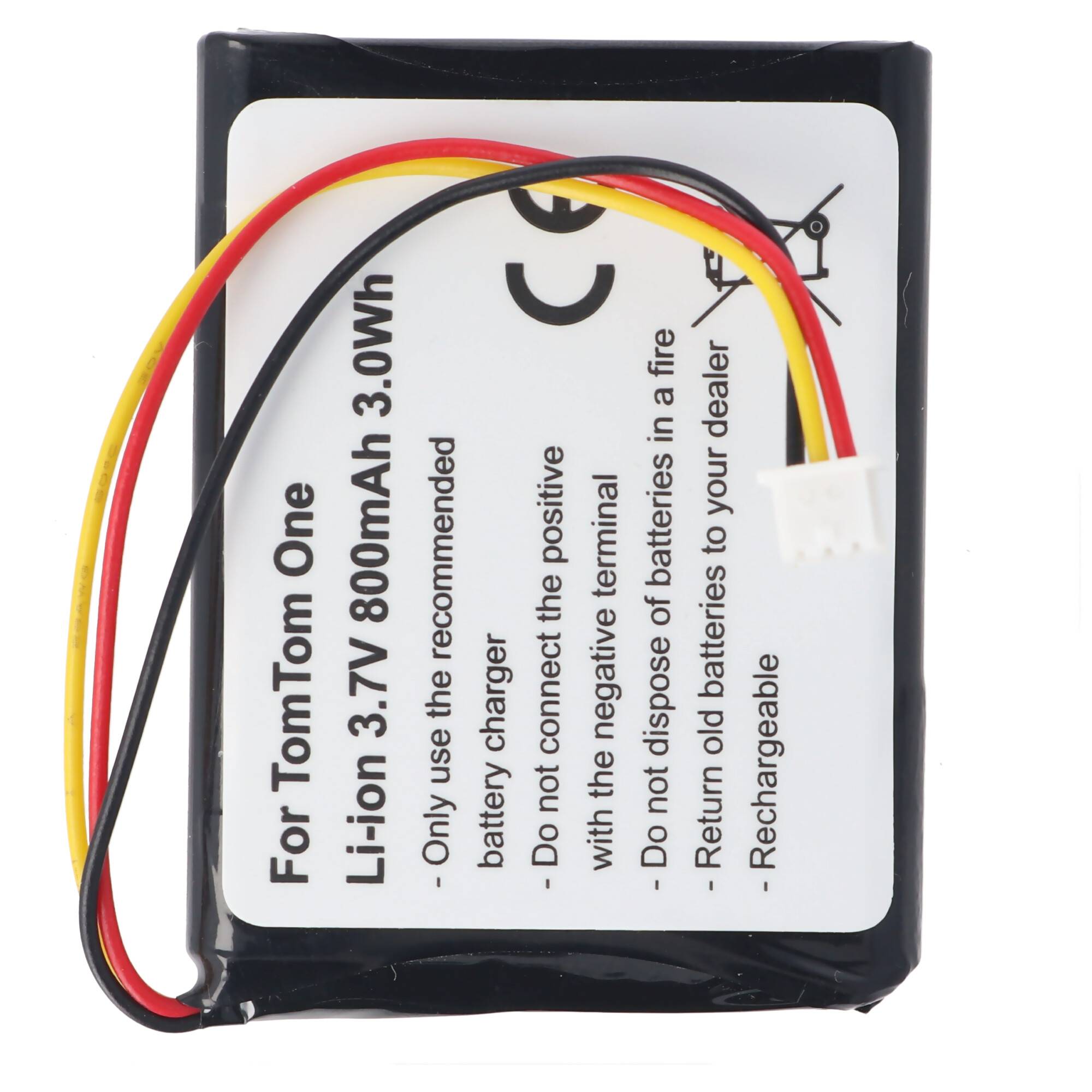 AccuCell Akku passend für TomTom One, Europe, Regional, Rider