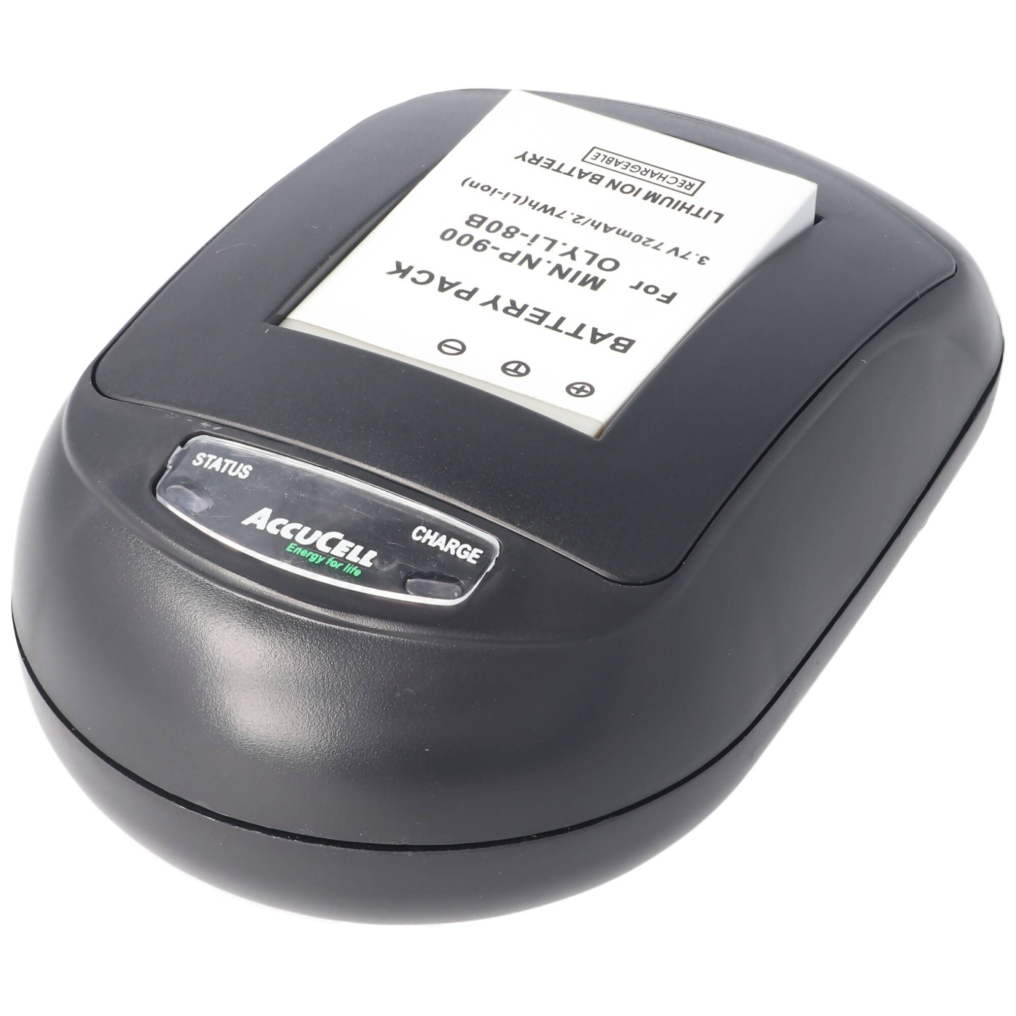 AccuCell Ladegerät und Akku passend für den Akkutyp 02491-0028-00