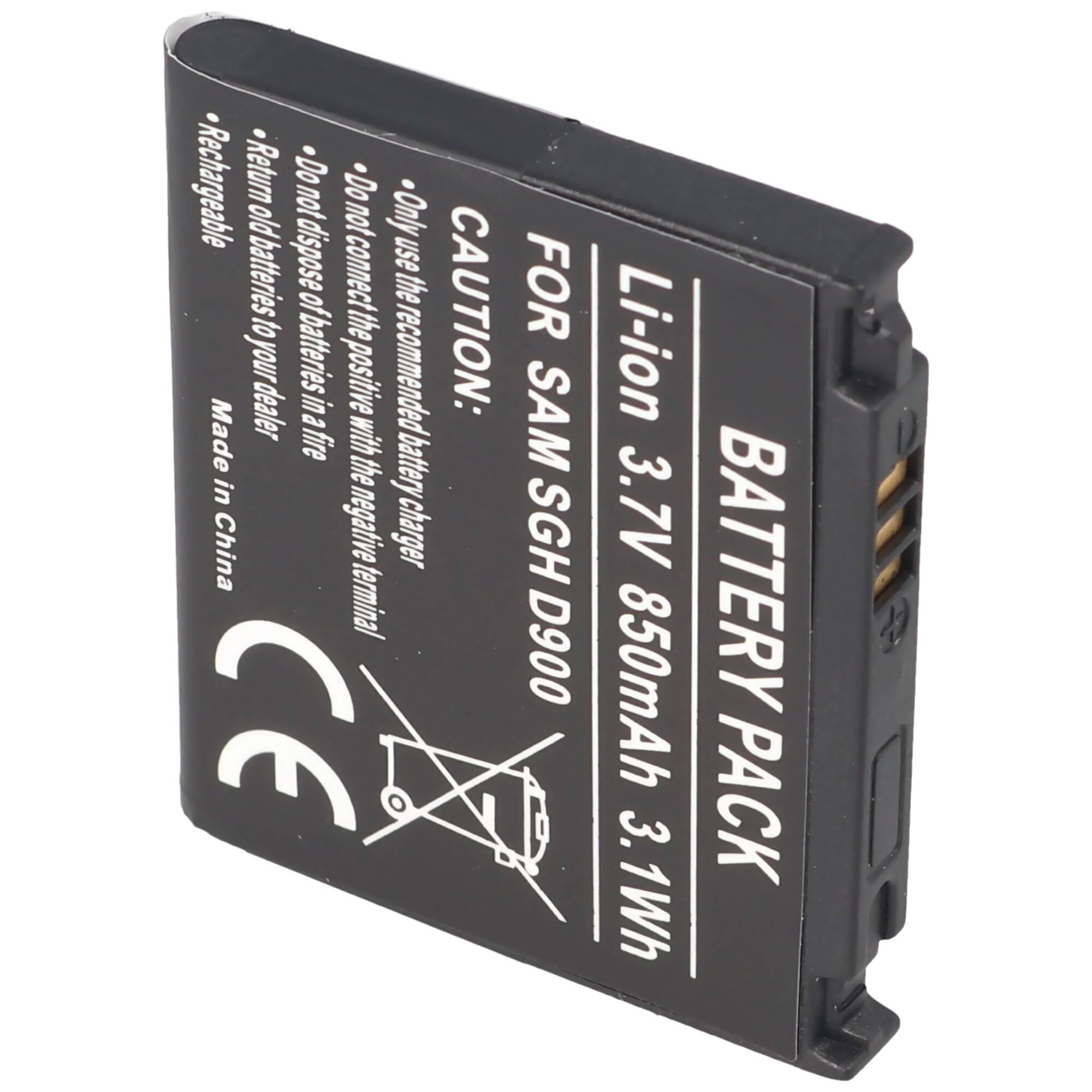 Akku passend für Samsung SGH-D900, -E780, -E788, AB50344CECSTD, 503442CE