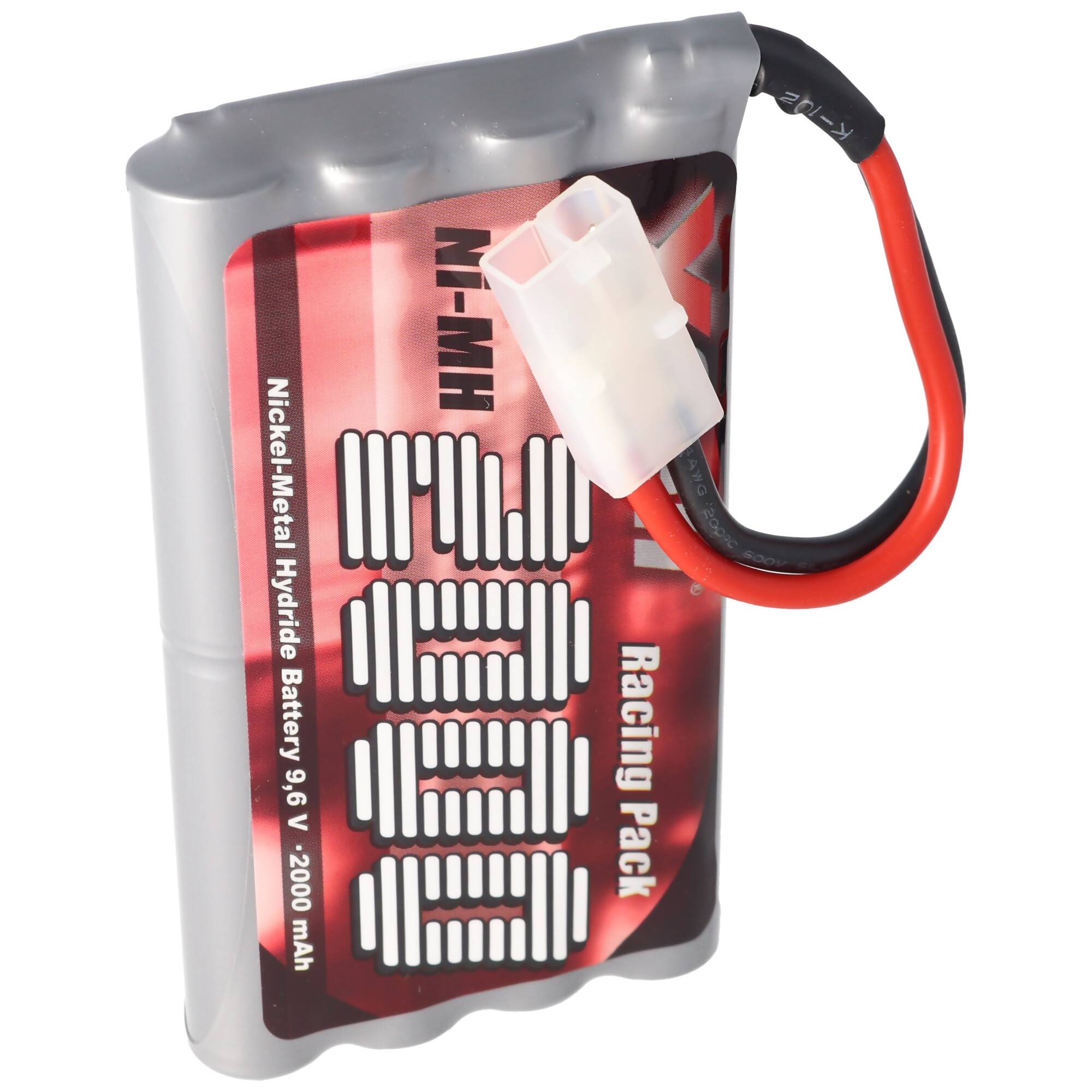 Racing-Pack 9,6 Volt NiMH-Akku 2000mAh Abmessungen max. 104x65x14,95mm