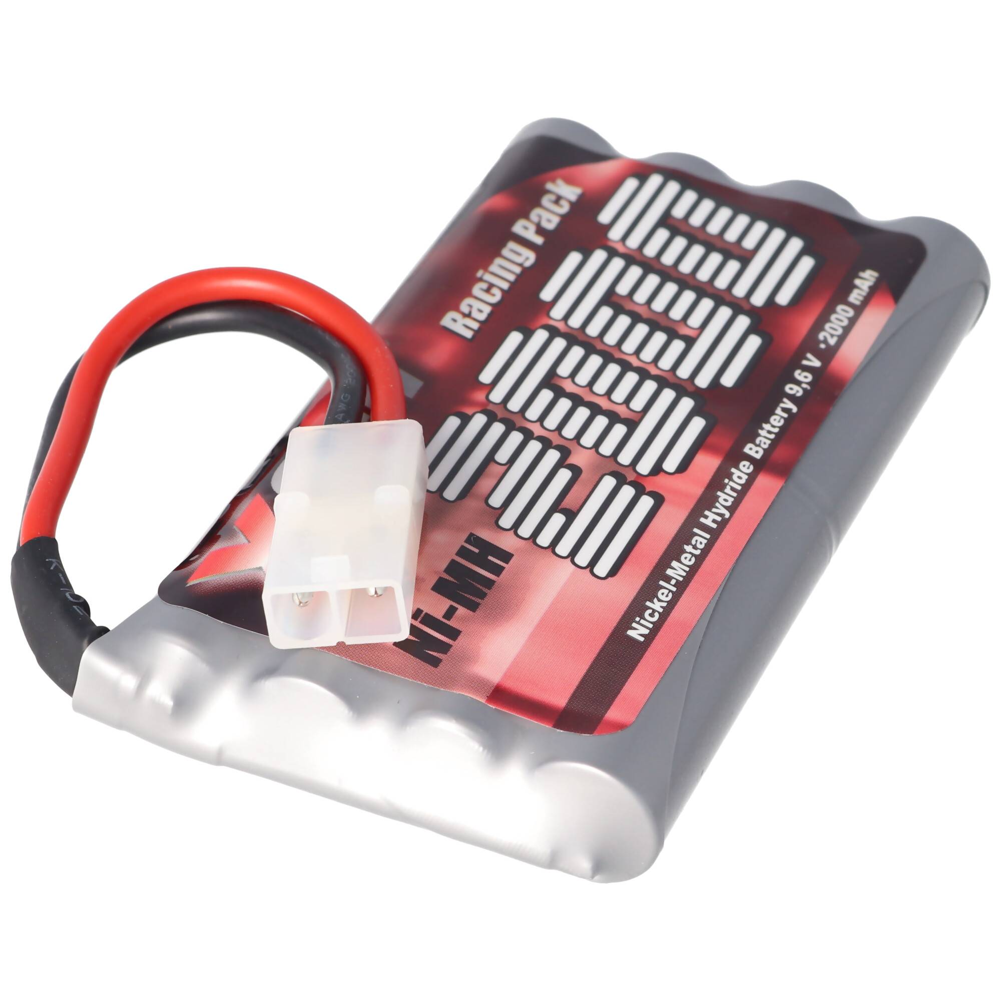 Racing-Pack 9,6 Volt NiMH-Akku 2000mAh Abmessungen max. 104x65x14,95mm