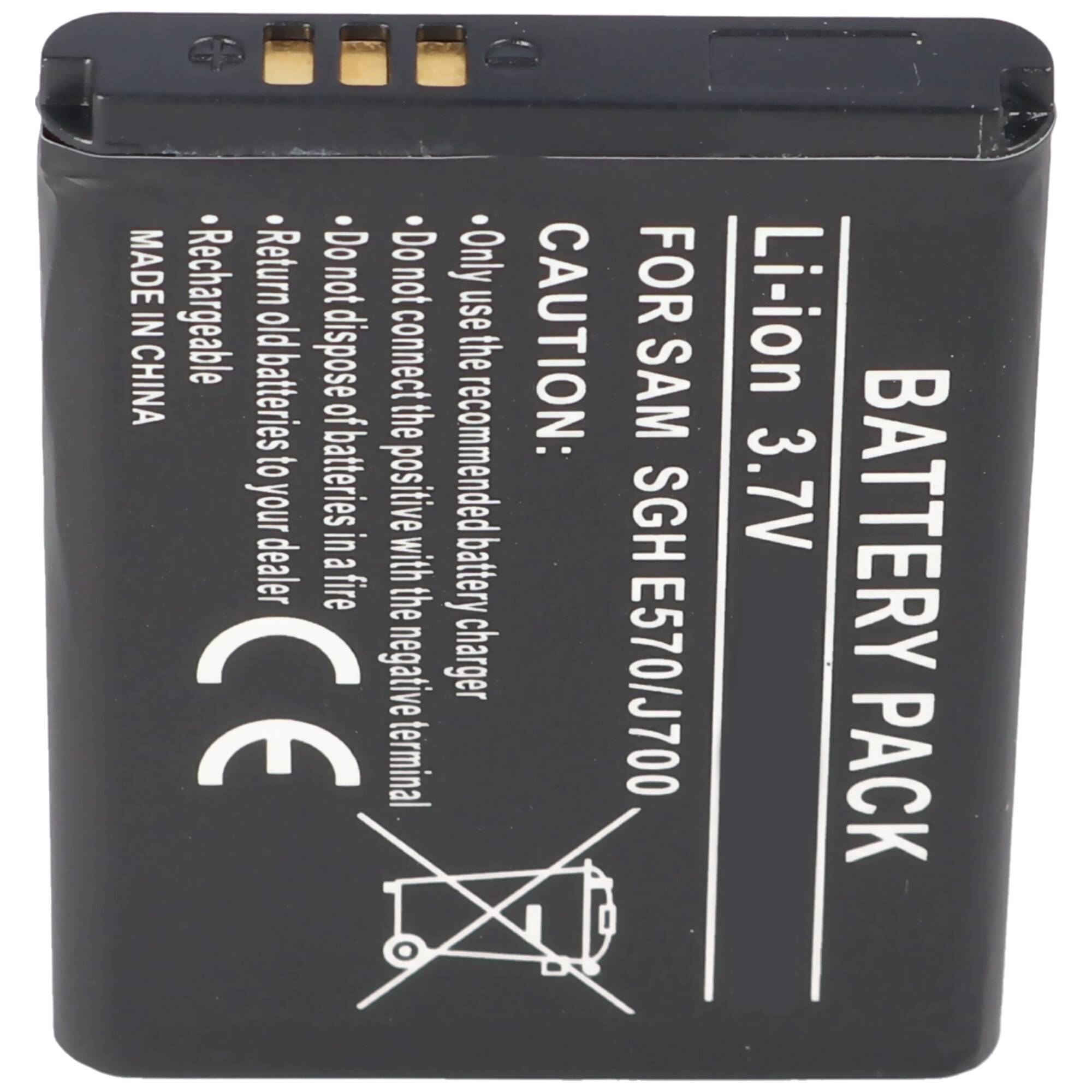 Akku passend für Samsung SGH-J700, 600mAh