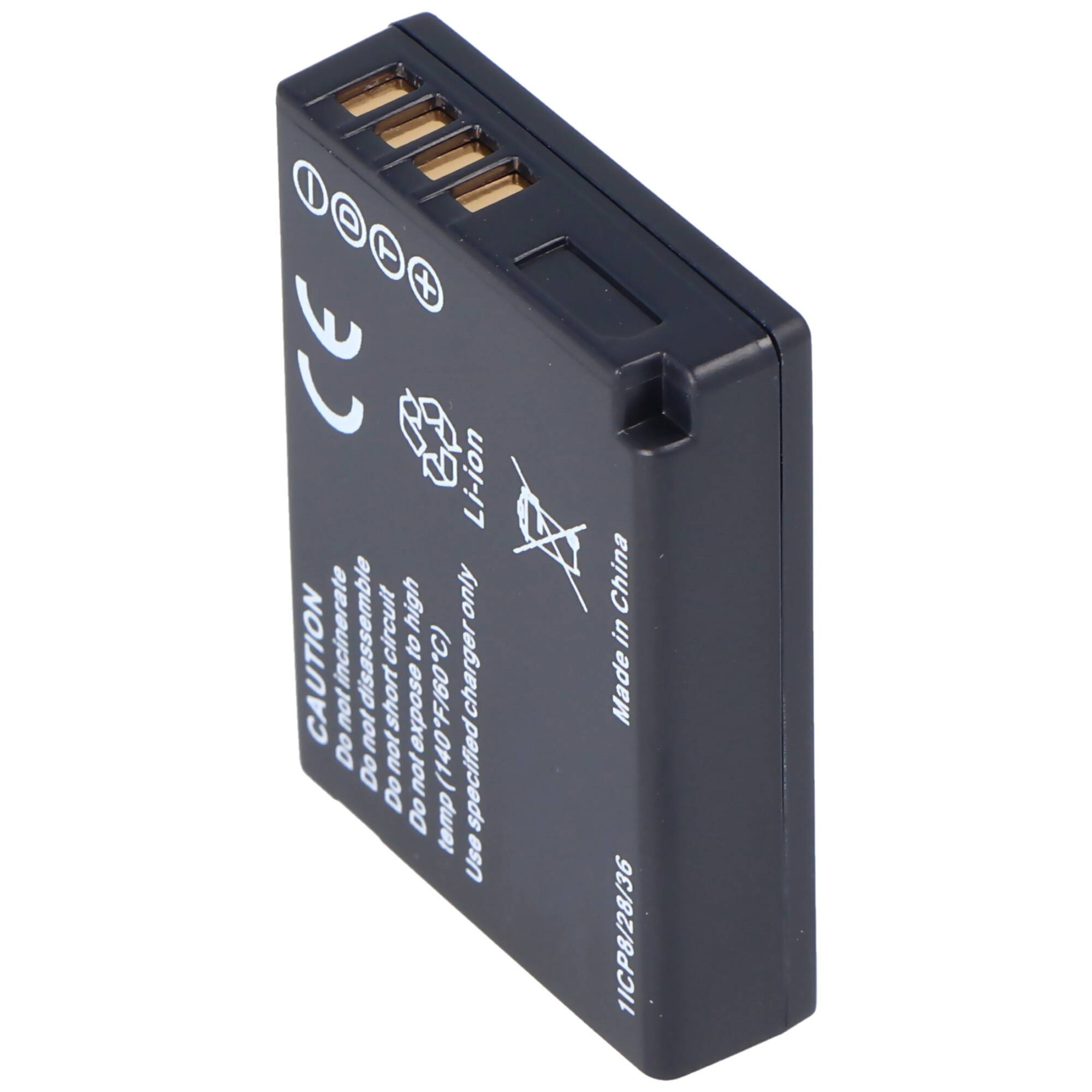 Akku passend für Panasonic DMC-TZ10, DMW-BCG10, DMW-BCG10PP