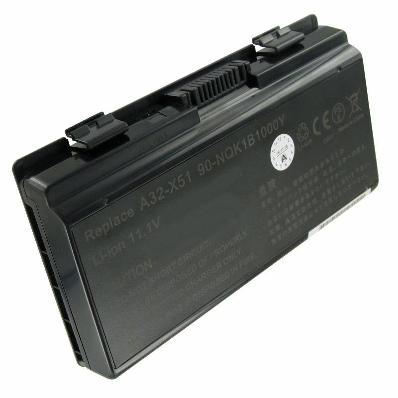 Ersatz-Akku passend für Asus A32-X51 Akku ASUS T12, X51H, 4400mAh