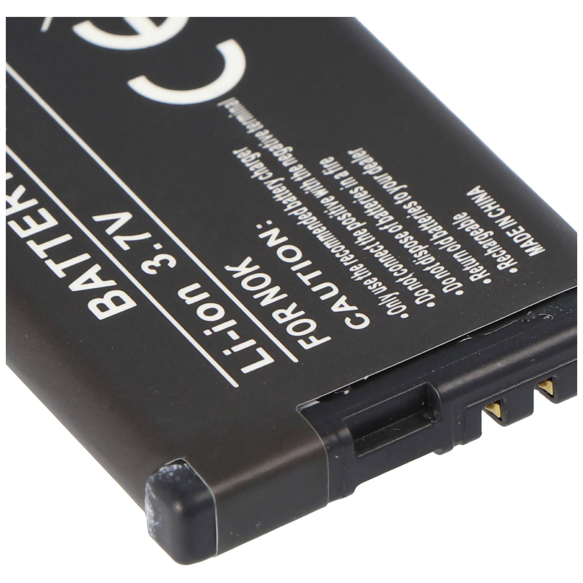 AccuCell Akku passend für Nokia 3720 classic Akku BL-5CT