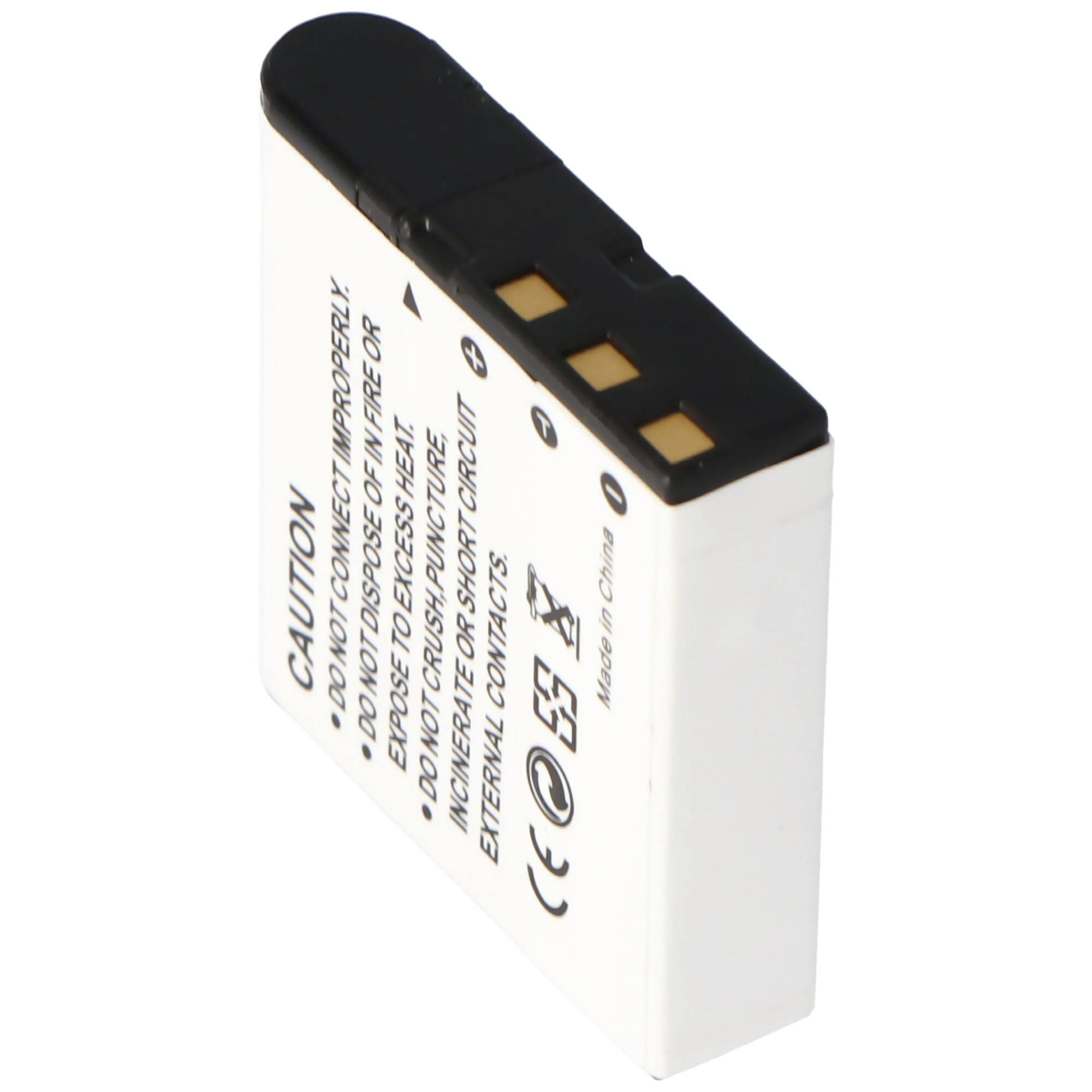 AccuCell Akku passend für Casio Exilim EX-Z30, MEDION MD86910 Akku, Abmessungen ca. 37,8x38,36x9,5mm