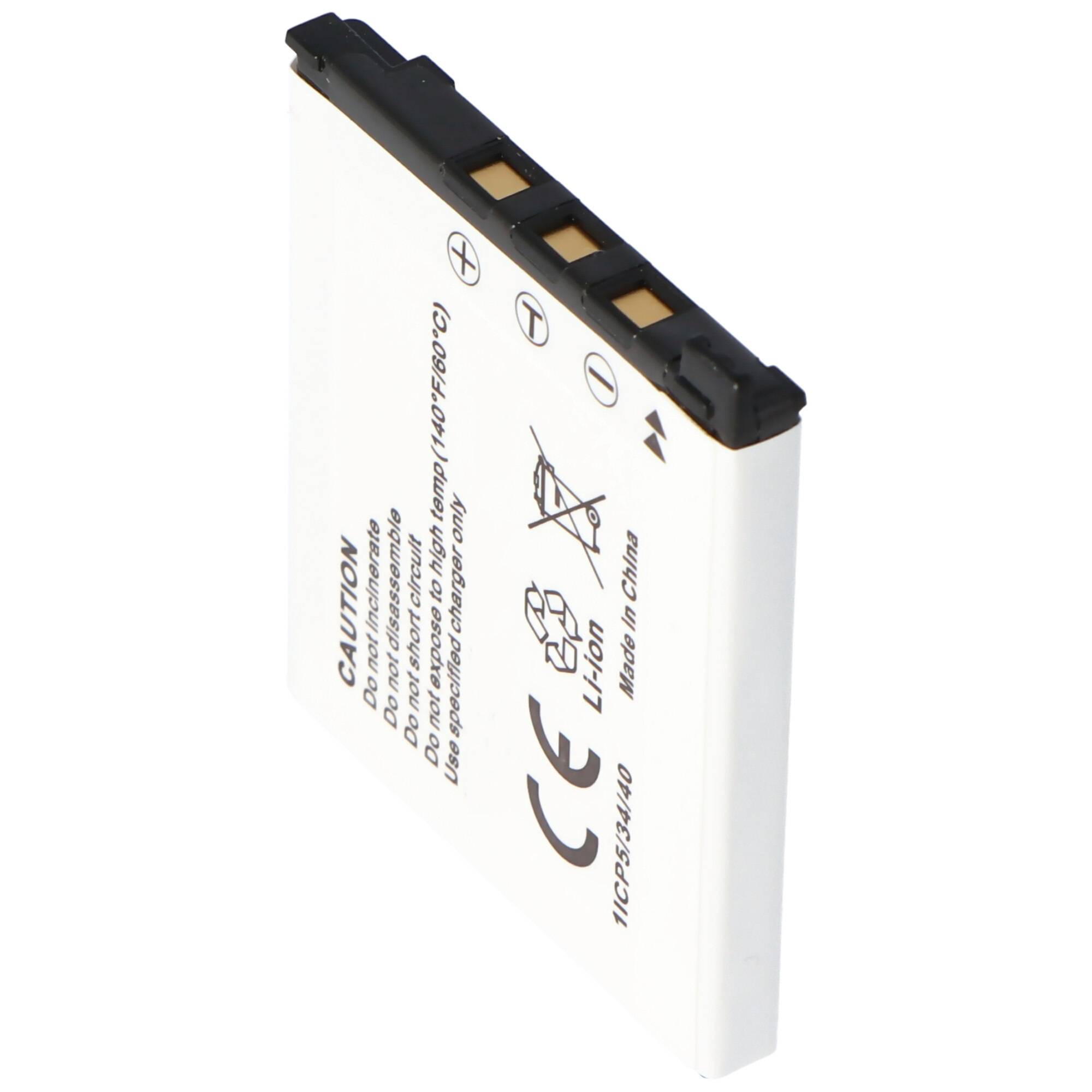 AccuCell Akku passend für Casio NP-60 Akku mit 550mAh