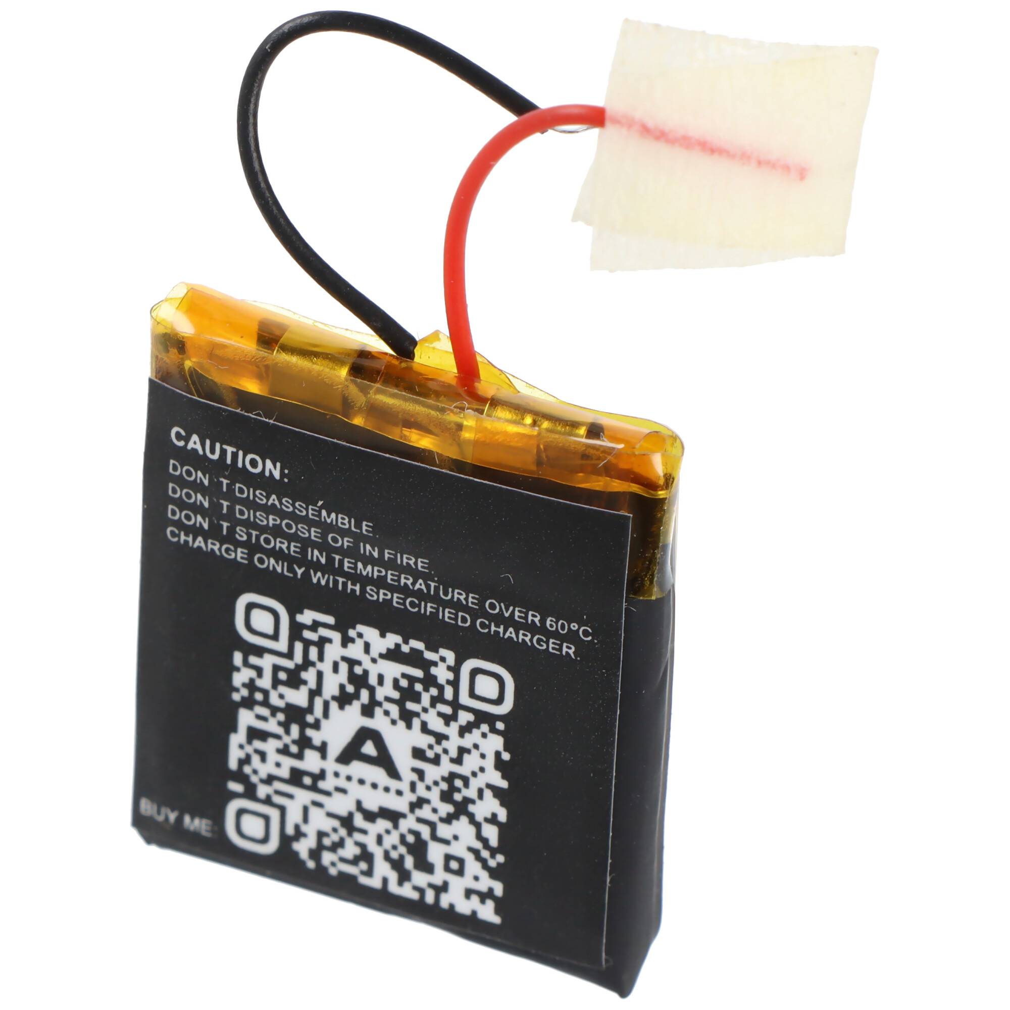 100mAh Akku passend für den E-Bike Fahrradcomputer Bosch 052030 Akku 502030 3,7 Volt 100mAh, Abmessungen ca. 22 x 22 x 3