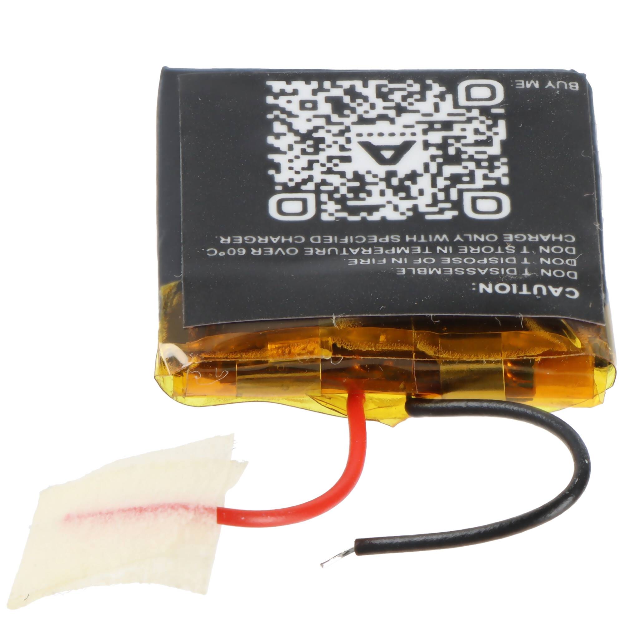 100mAh Akku passend für den E-Bike Fahrradcomputer Bosch 052030 Akku 502030 3,7 Volt 100mAh, Abmessungen ca. 22 x 22 x 3