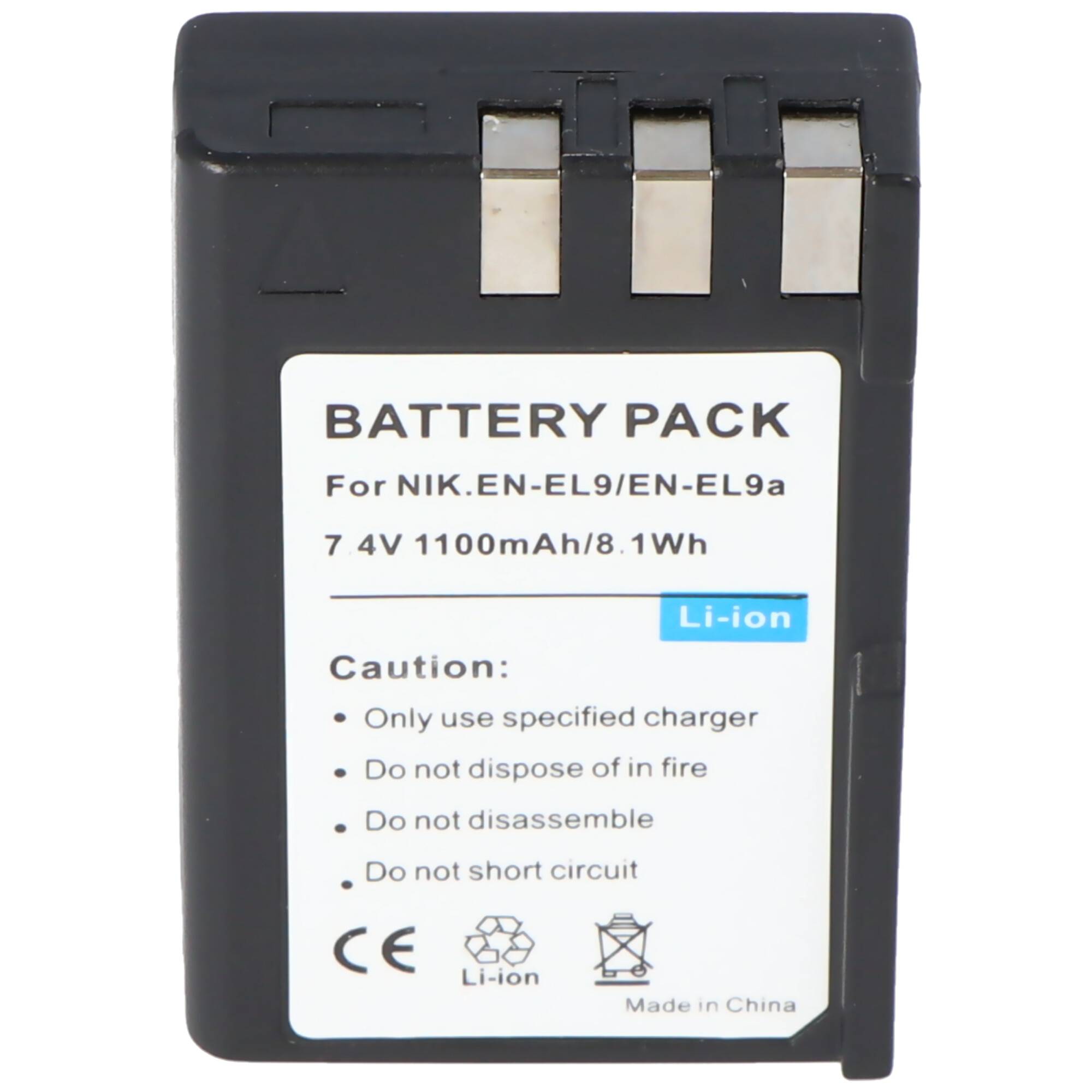 Akku passend für Nikon D40 Akku, D60, D5000, D40X, D3000