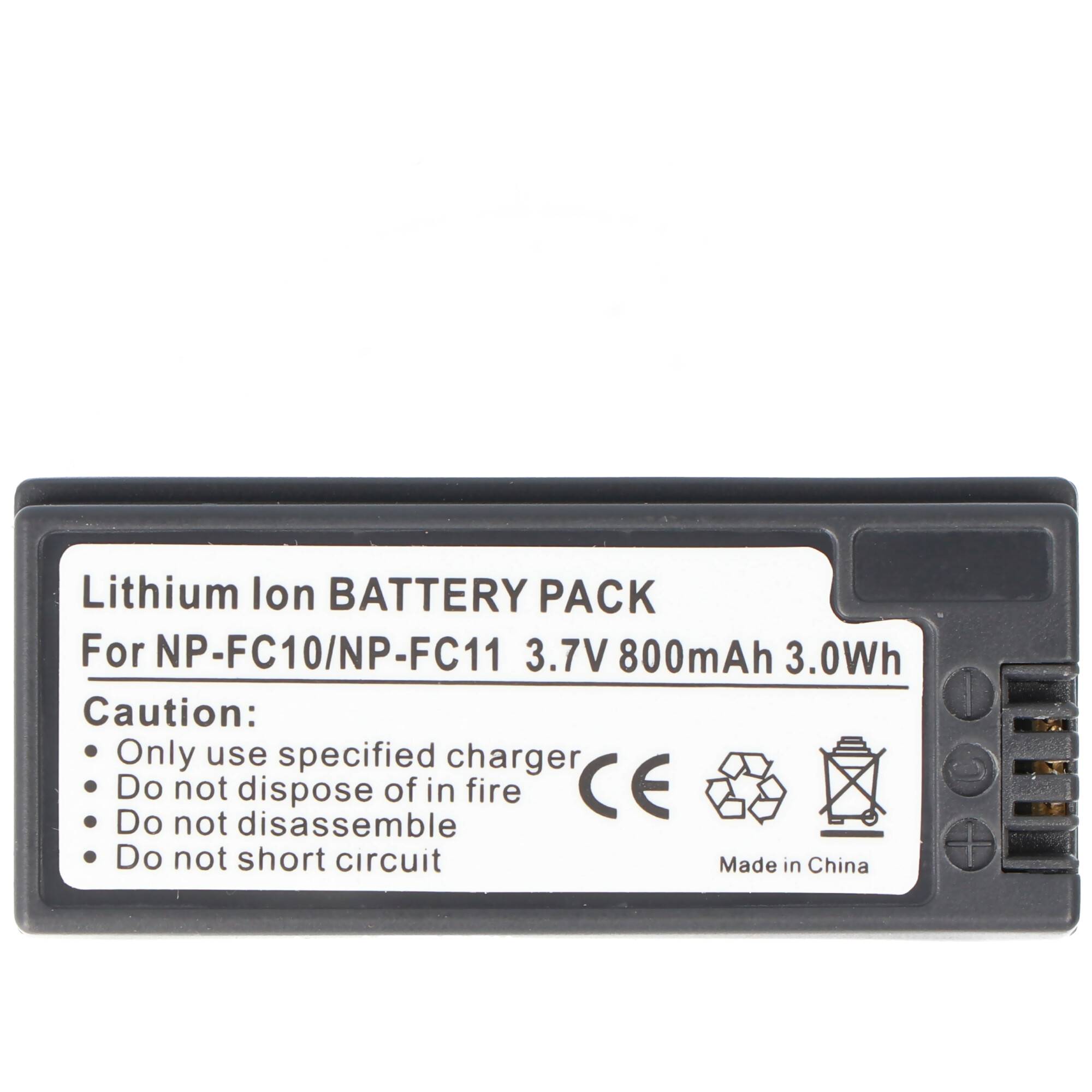 Akku passend für Sony NP-FC10 Akku, Sony NP-FC11 Akku DSC-F77, DSC-P10, DSC-P12, CYBER-SHOT DSC-F77A