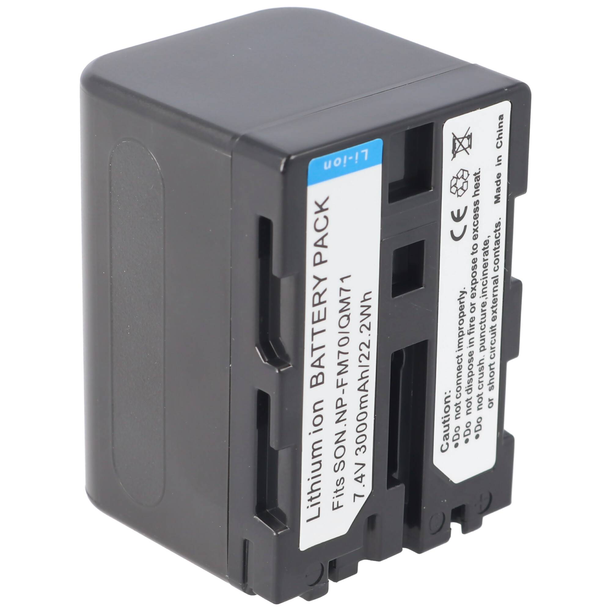 AccuCell Akku passend für Sony NP-FM70, CCD-TRV, Sony DCR-DVD