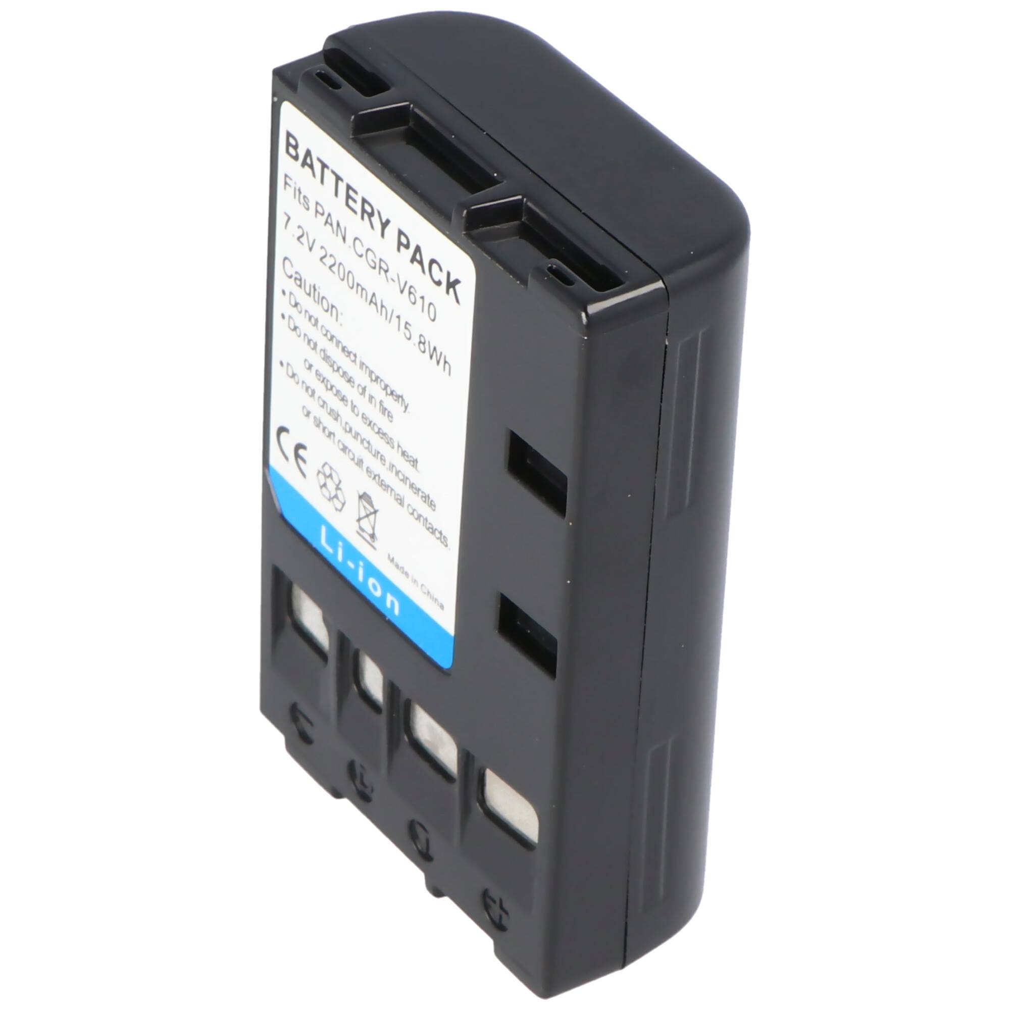 AccuCell Akku passend für Panasonic CGR-V14S Akku CGR-V610 CGR-V620