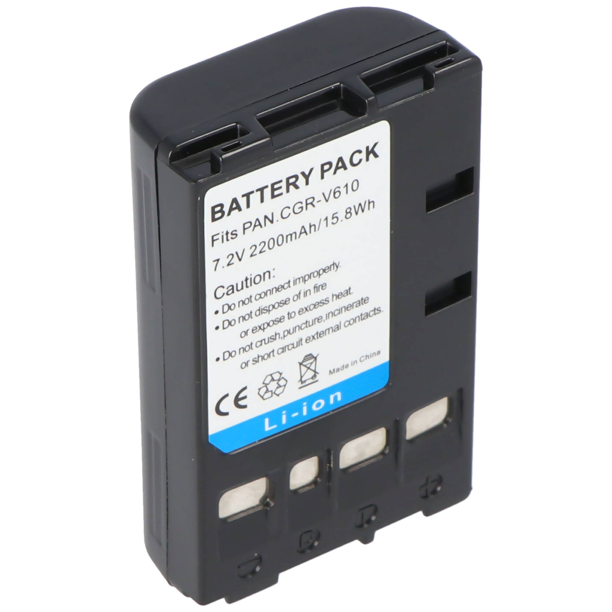 AccuCell Akku passend für Panasonic CGR-V14S Akku CGR-V610 CGR-V620