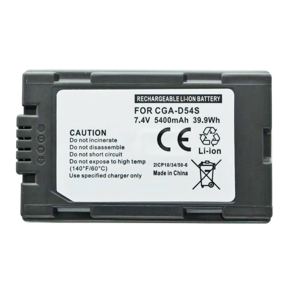 AccuCell Akku passend für Panasonic CGA-D54S, CGA-D54SE 40Wh