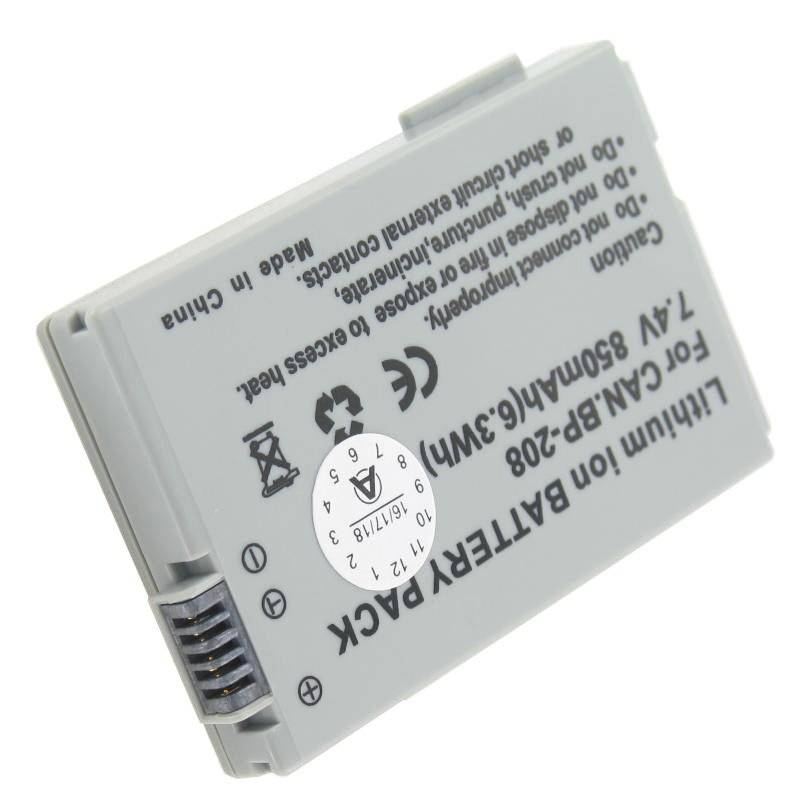 AccuCell Akku passend für Canon Elura100 Camcorder, 850mAh