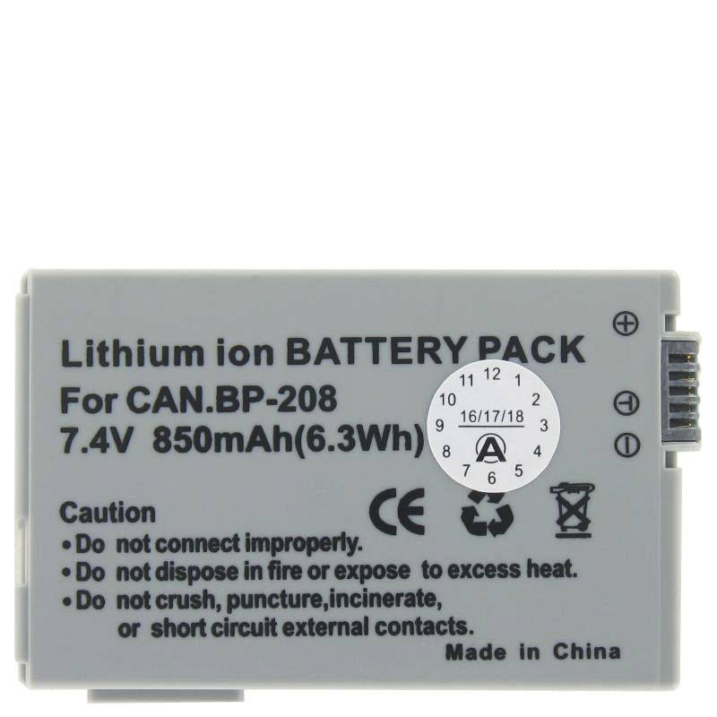 AccuCell Akku passend für Canon FVM300 Camcorder, 850mAh