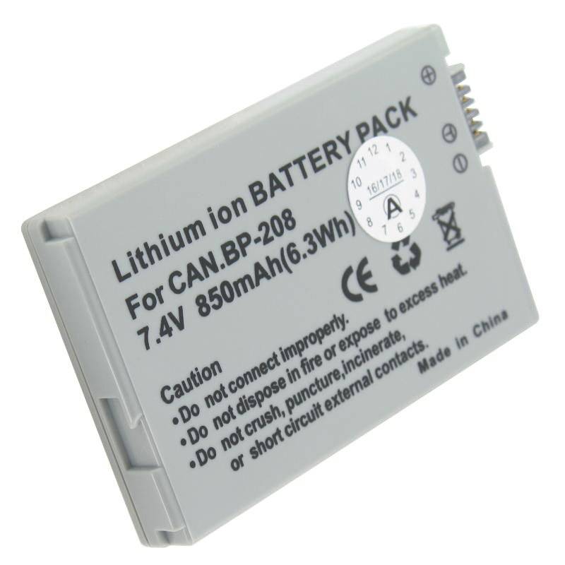 AccuCell Akku passend für Canon BP-208, DC, FVM, MVX, Optura