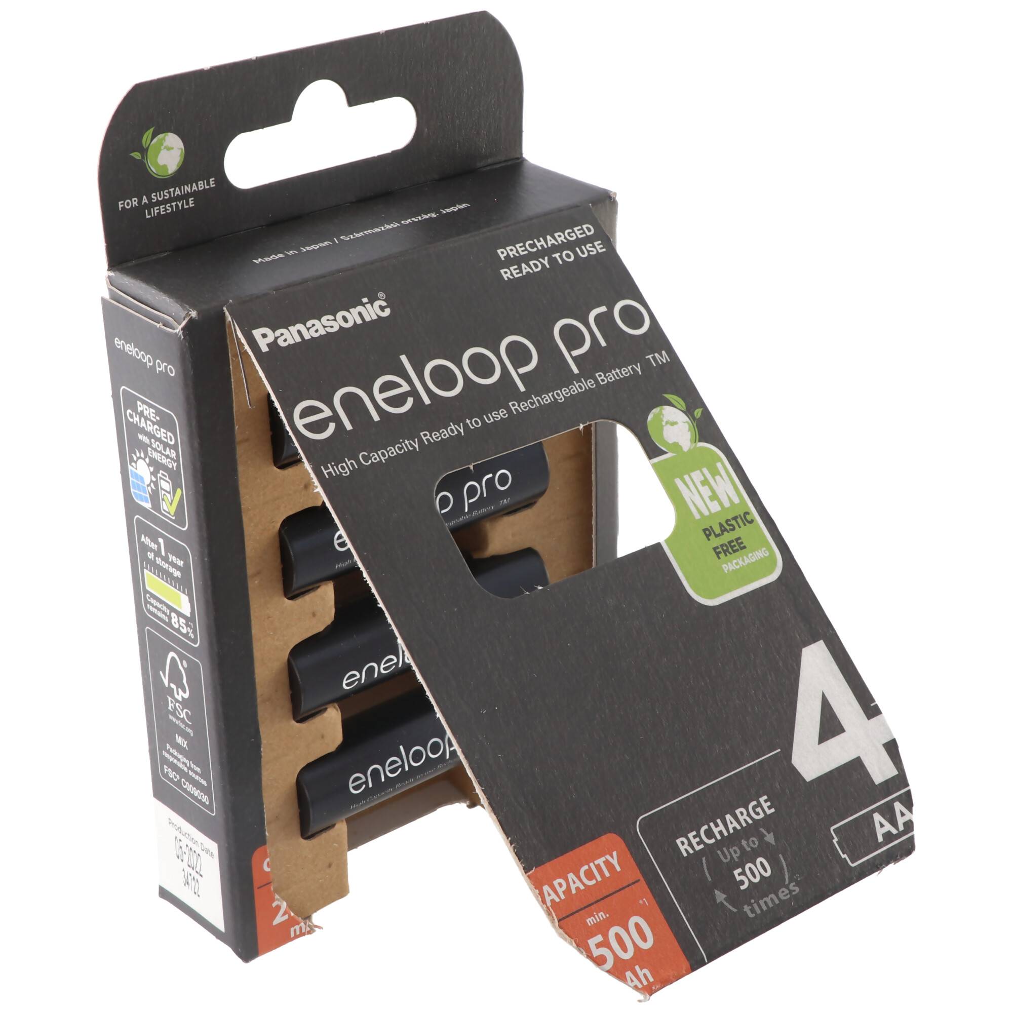 Panasonic eneloop Pro Technology HR-3UWX 2500mAh und AccuCell Akkubox