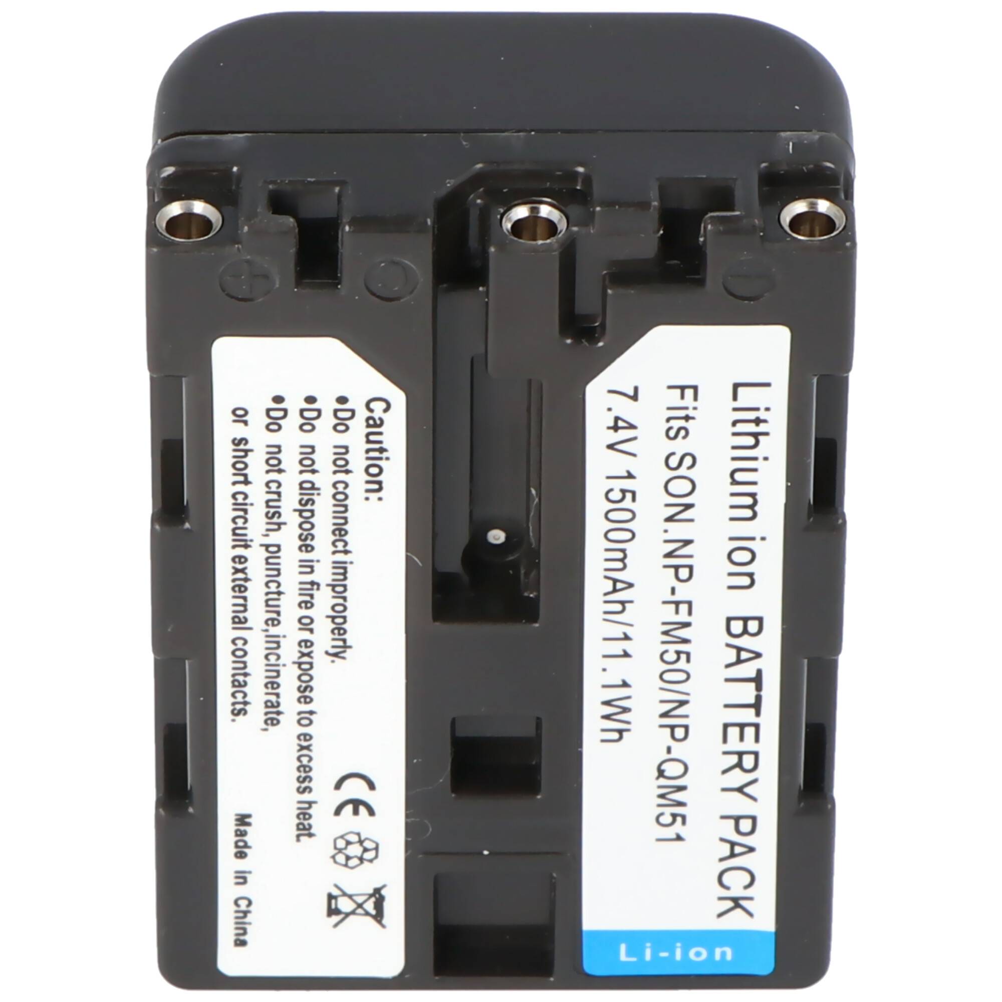 AccuCell Akku passend für Sony NP-FM50, Sony NP-FM51, CCD-TRV