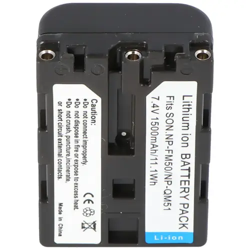 AccuCell Akku passend für Sony NP-QM50, Sony NP-QM51 AccuCell Akku passend für Sony NP-QM50, Sony NP-QM51