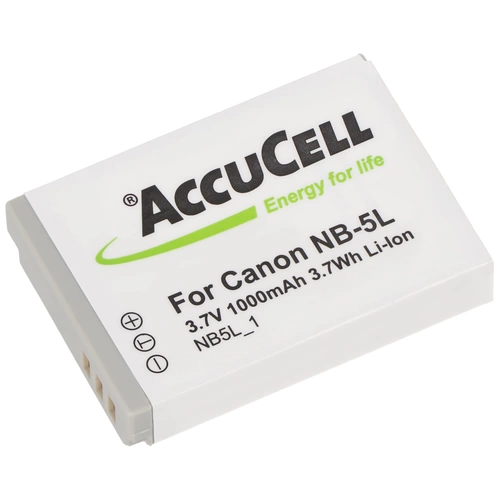 AccuCell Akku passend für Canon NB-5L, IXUS 900 Ti Akku AccuCell Akku passend für Canon NB-5L, IXUS 900 Ti Akku