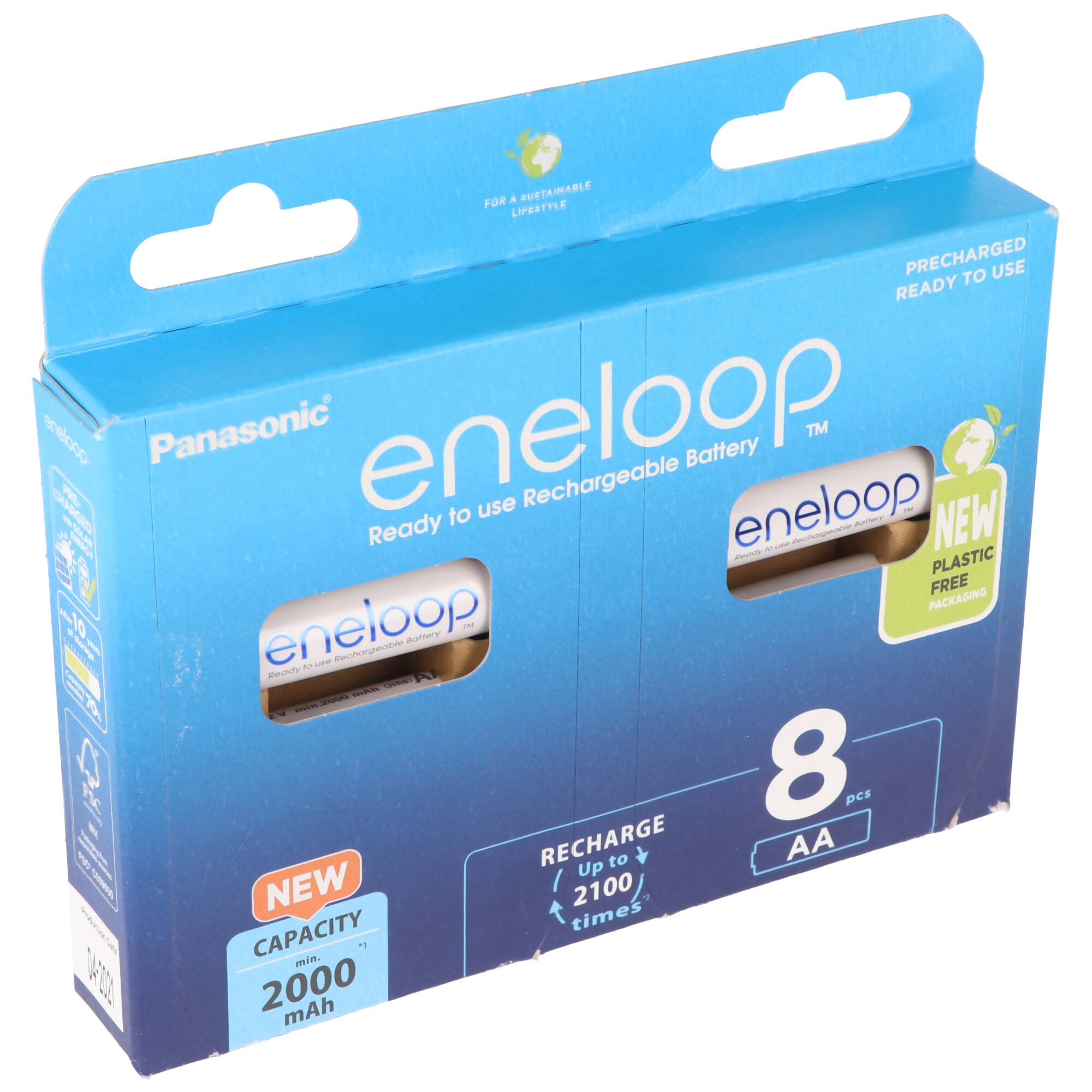 Panasonic eneloop Standard Mignon 8er Pack inkl. 2 AccuCell Akkuboxen Gratis