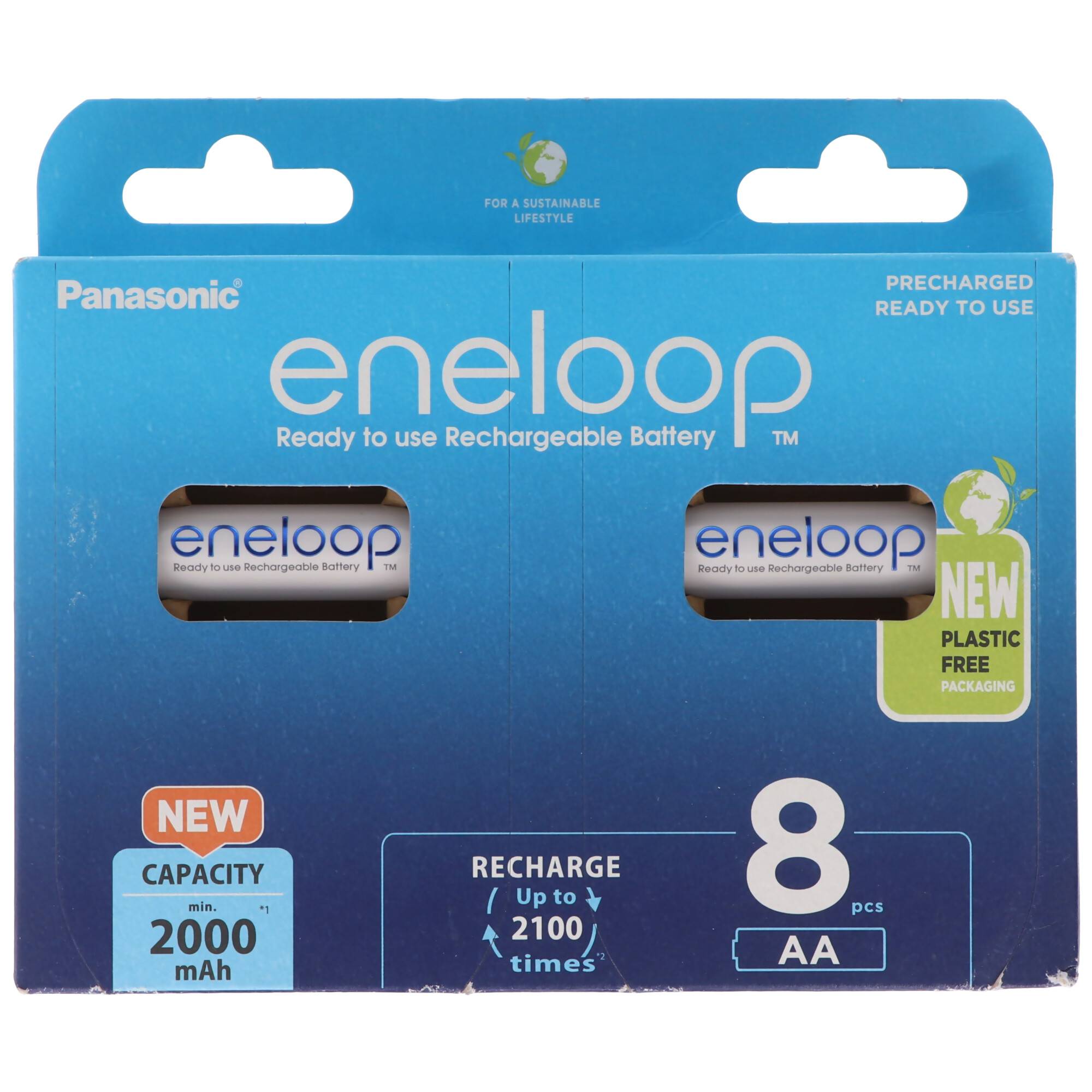 Panasonic eneloop Standard Mignon 8er Pack inkl. 2 AccuCell Akkuboxen Gratis