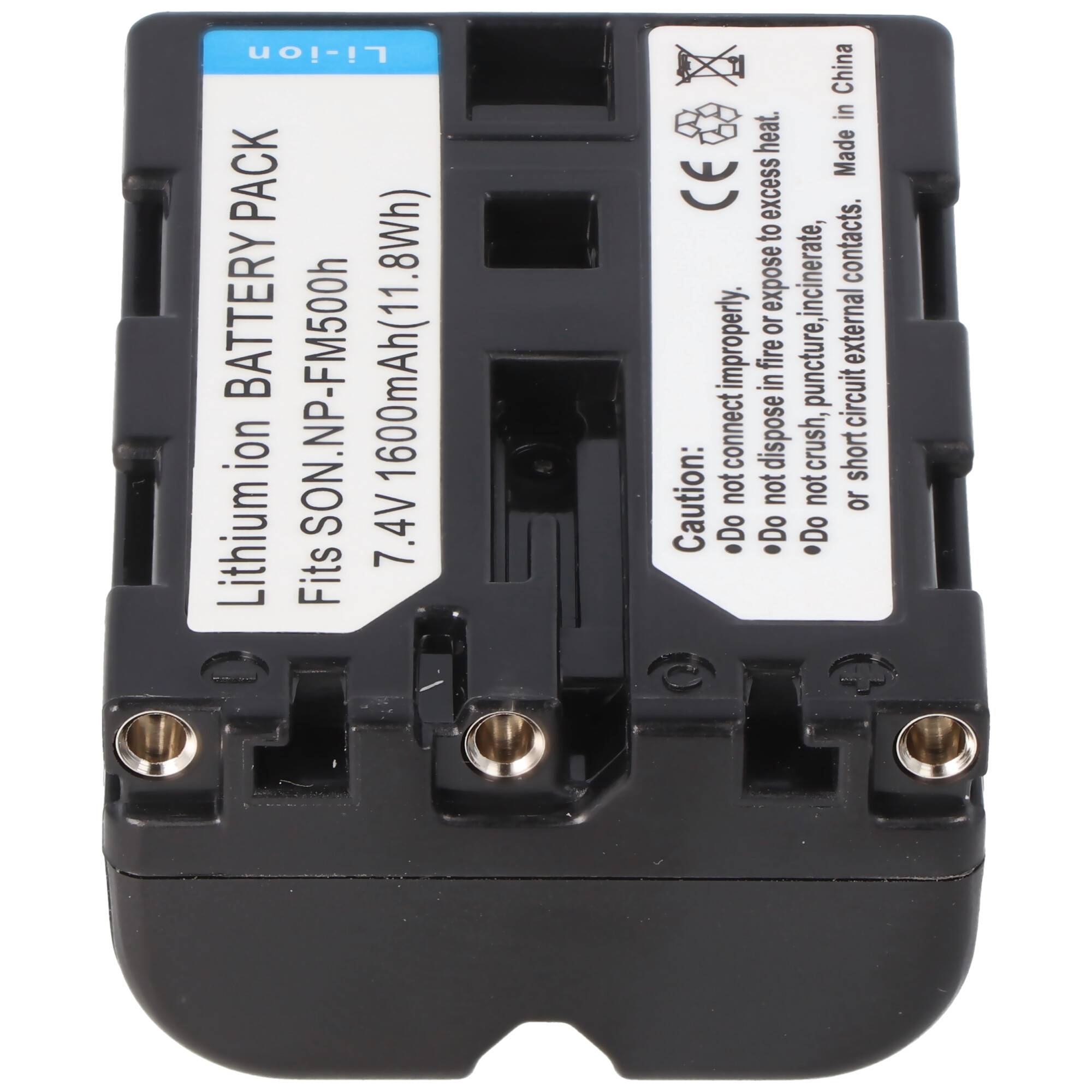 AccuCell Akku passend für den Sony NP-FM500H Akku 7,4 Volt 1600mAh 11,8Wh