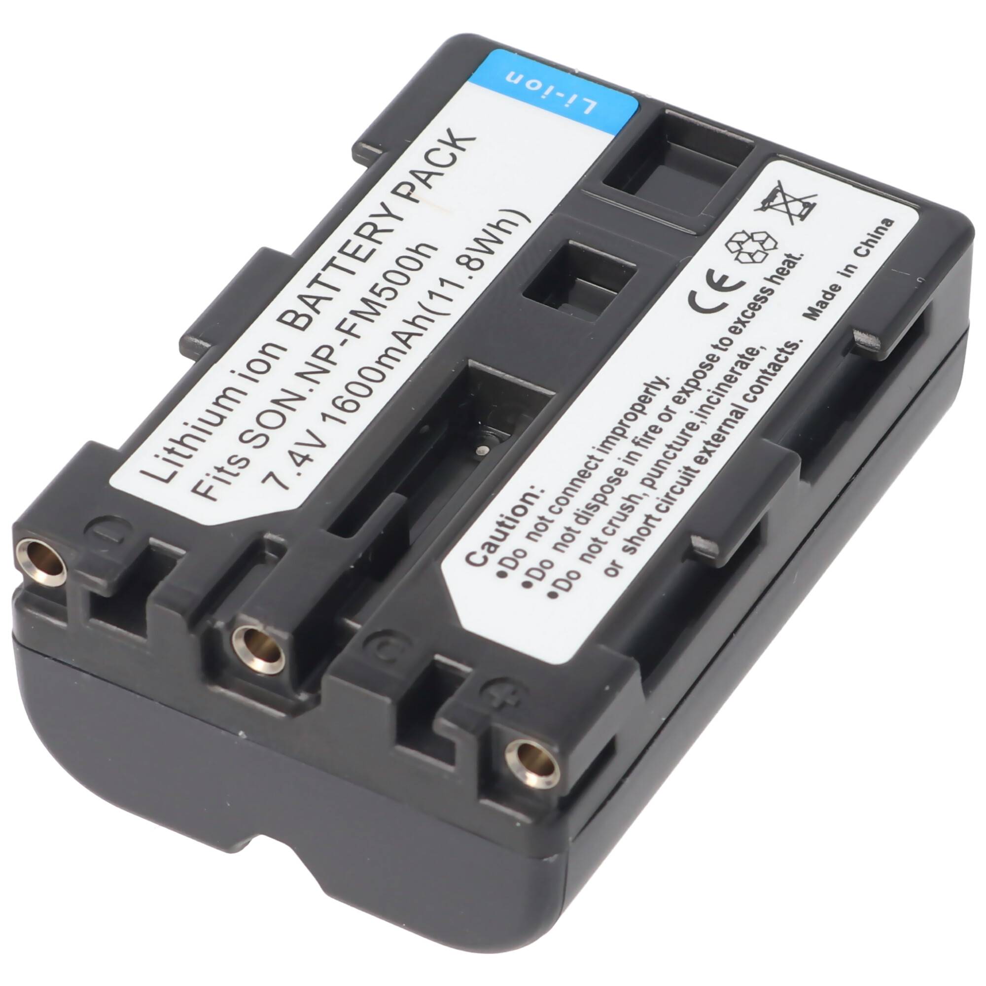 AccuCell Akku passend für Sony NP-FM500 H Info Lithium-Ionen