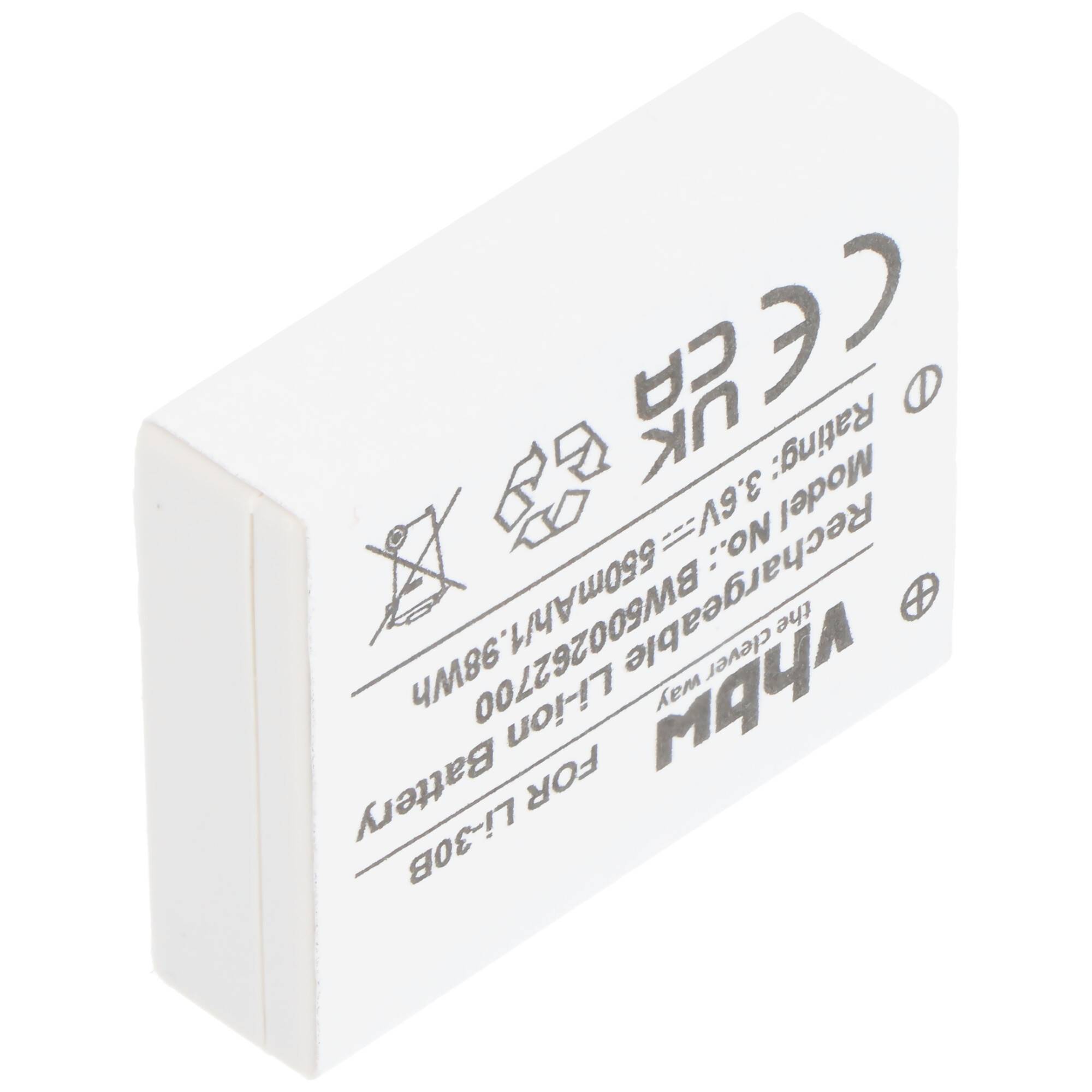 AccuCell Akku passend für Olympus LI-30B, Mju mini Digital