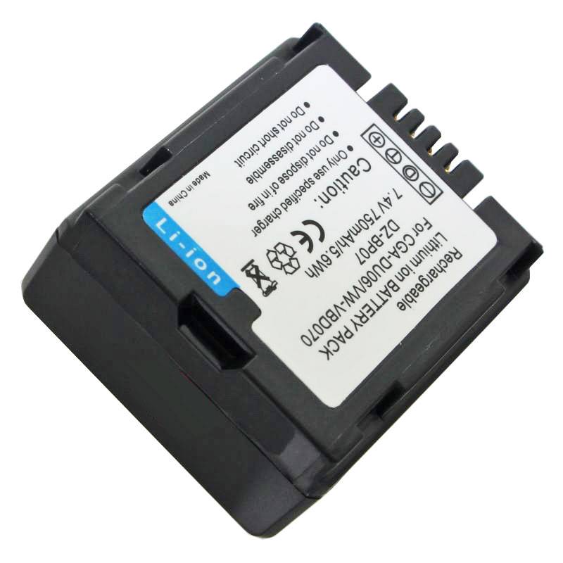 AccuCell Akku passend für Panasonic CGA-DU06, CGA-DU07 Akku CGR-DU06