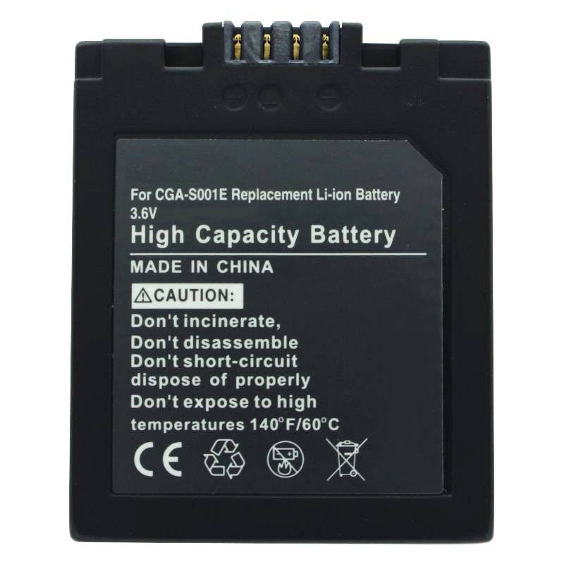 AccuCell Akku passend für Panasonic CGA-S001, CGR-S001, DMW-BCA7