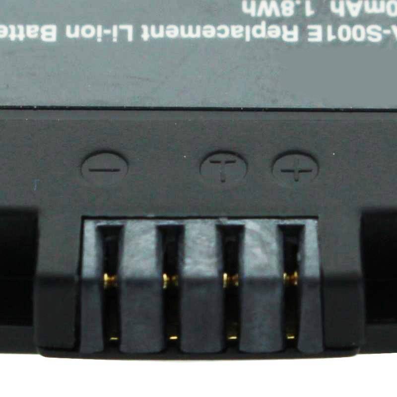 AccuCell Akku passend für Panasonic CGA-S001, CGR-S001, DMW-BCA7