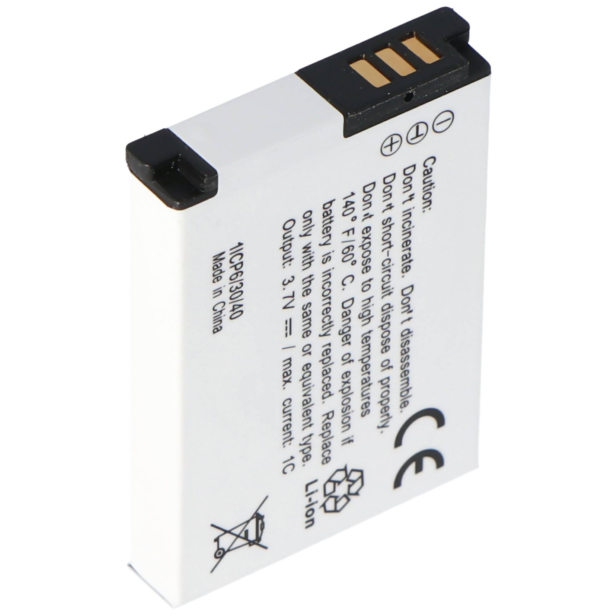 Akku passend für Samsung SLB-10A, SLB10A, ES55, HZ10W, L100