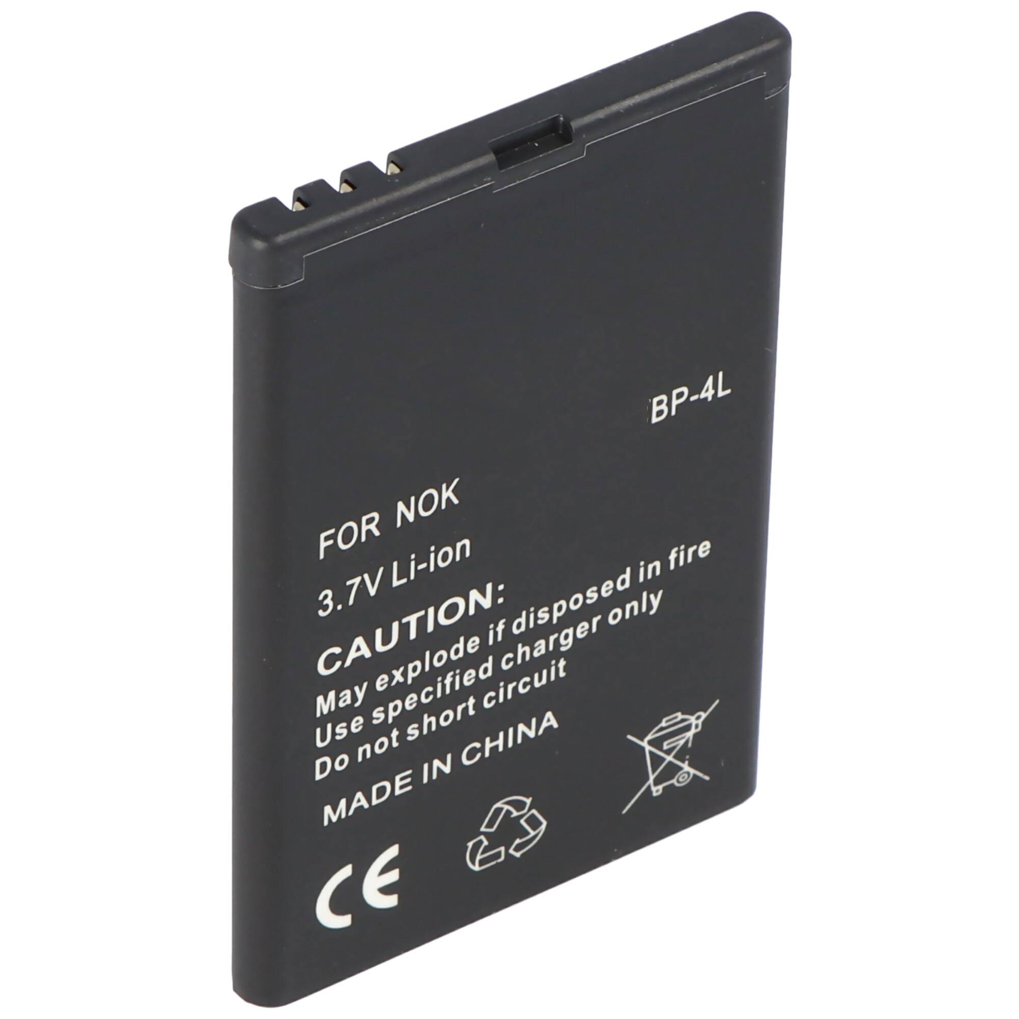 AccuCell Akku passend für Nokia 6650 Akku BP-4L mit 1500mAh