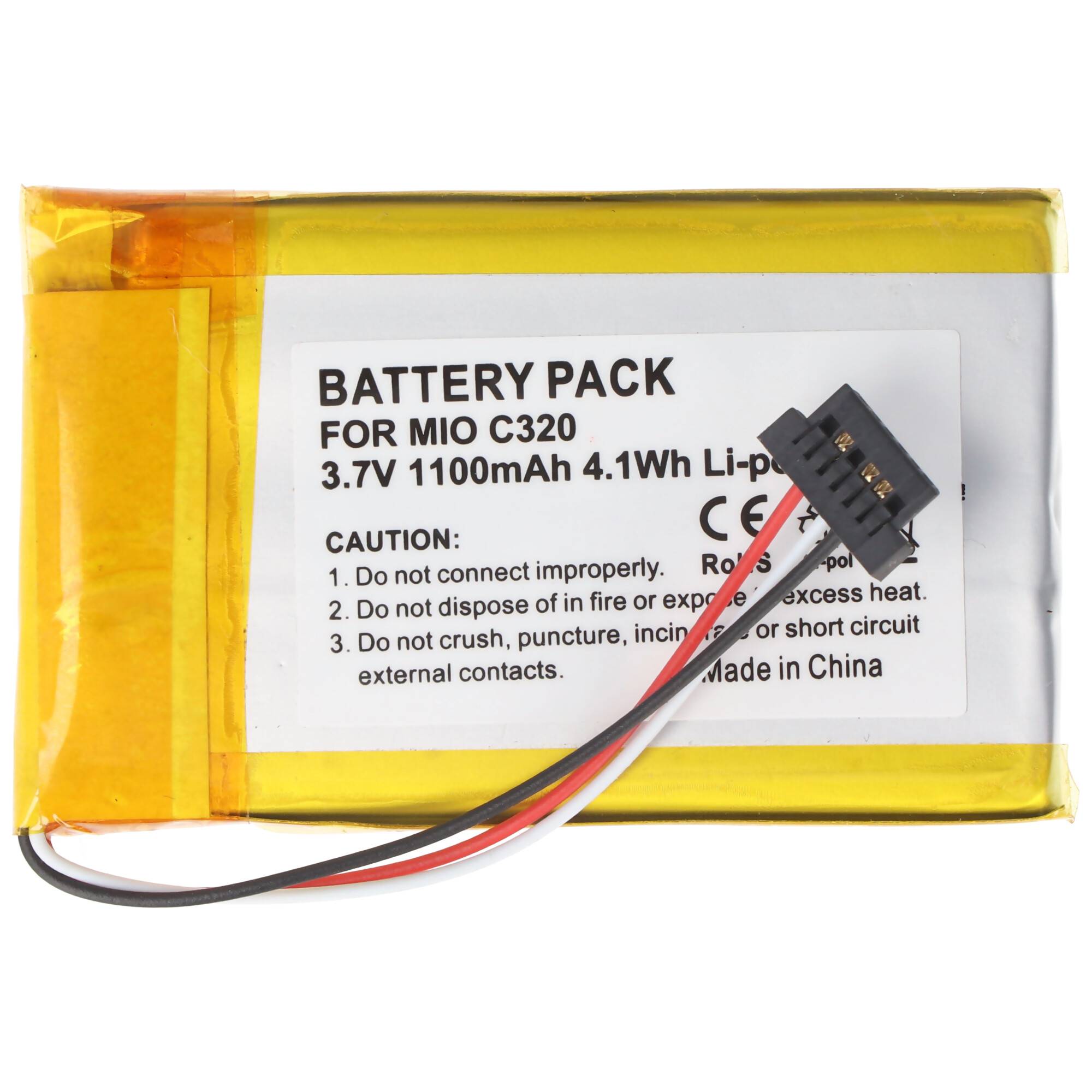 Akku passend für Mitac Mio C320, C520, C700, C720, C800, C810