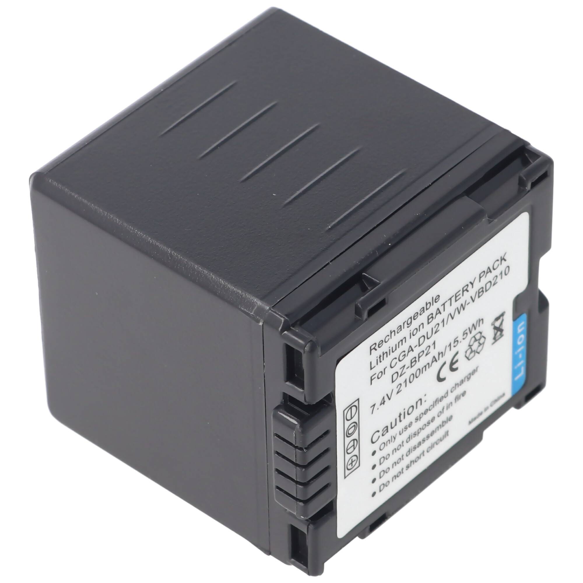 AccuCell Akku passend für Panasonic CGA-DU21 Akku VW-VBD210