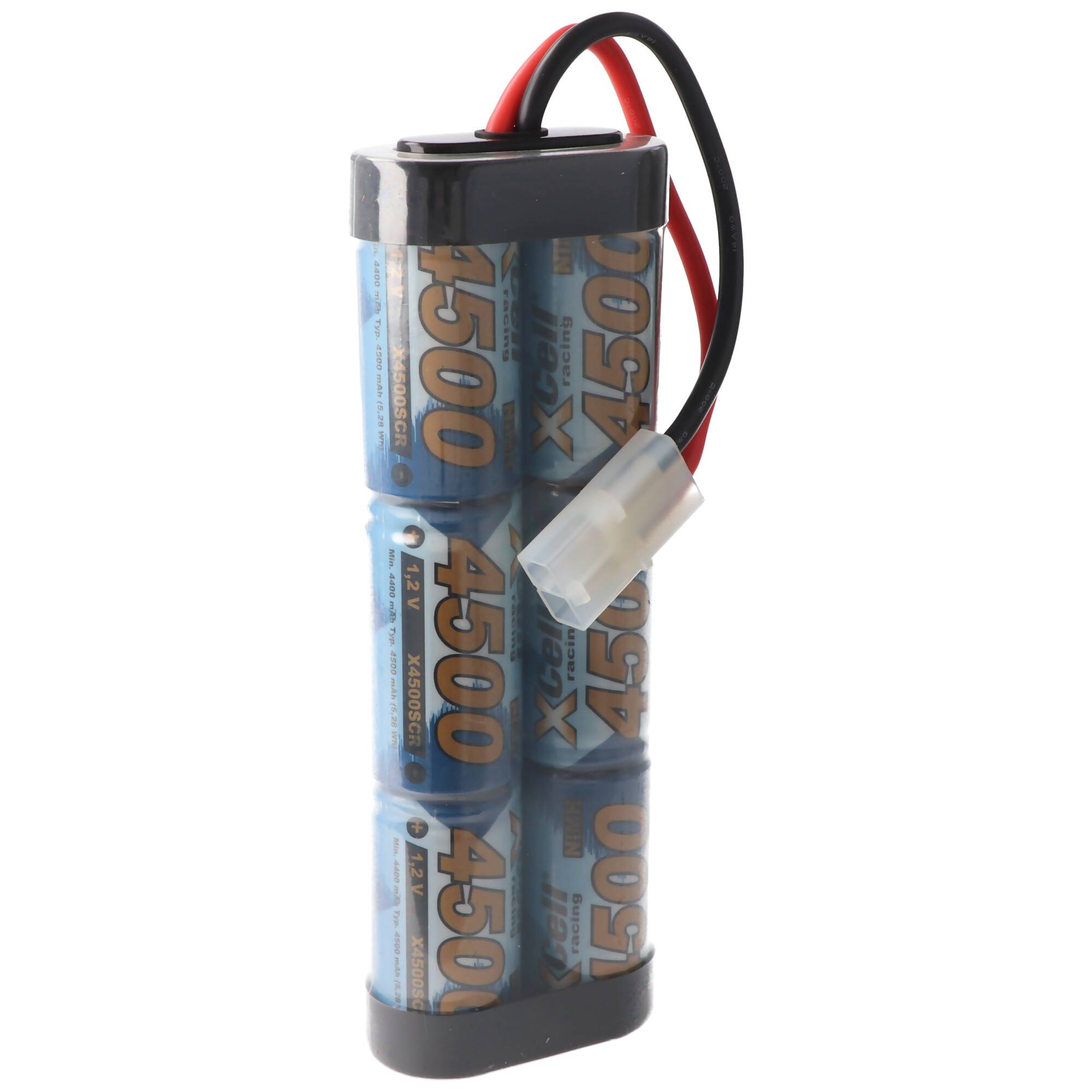 Racing-Pack 7,2 Volt mit Tamiya Stecker NiMH-Akku 4500mAh, 138,4 x 47,4 x 24,3mm