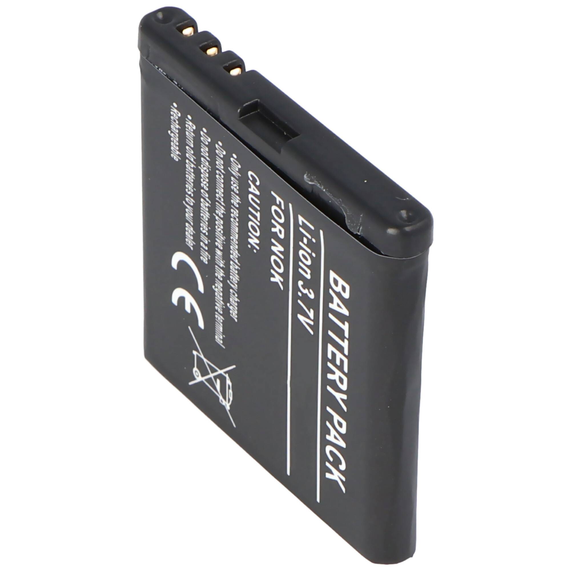 AccuCell Akku passend für Nokia 7390, BP-5M, 650mAh