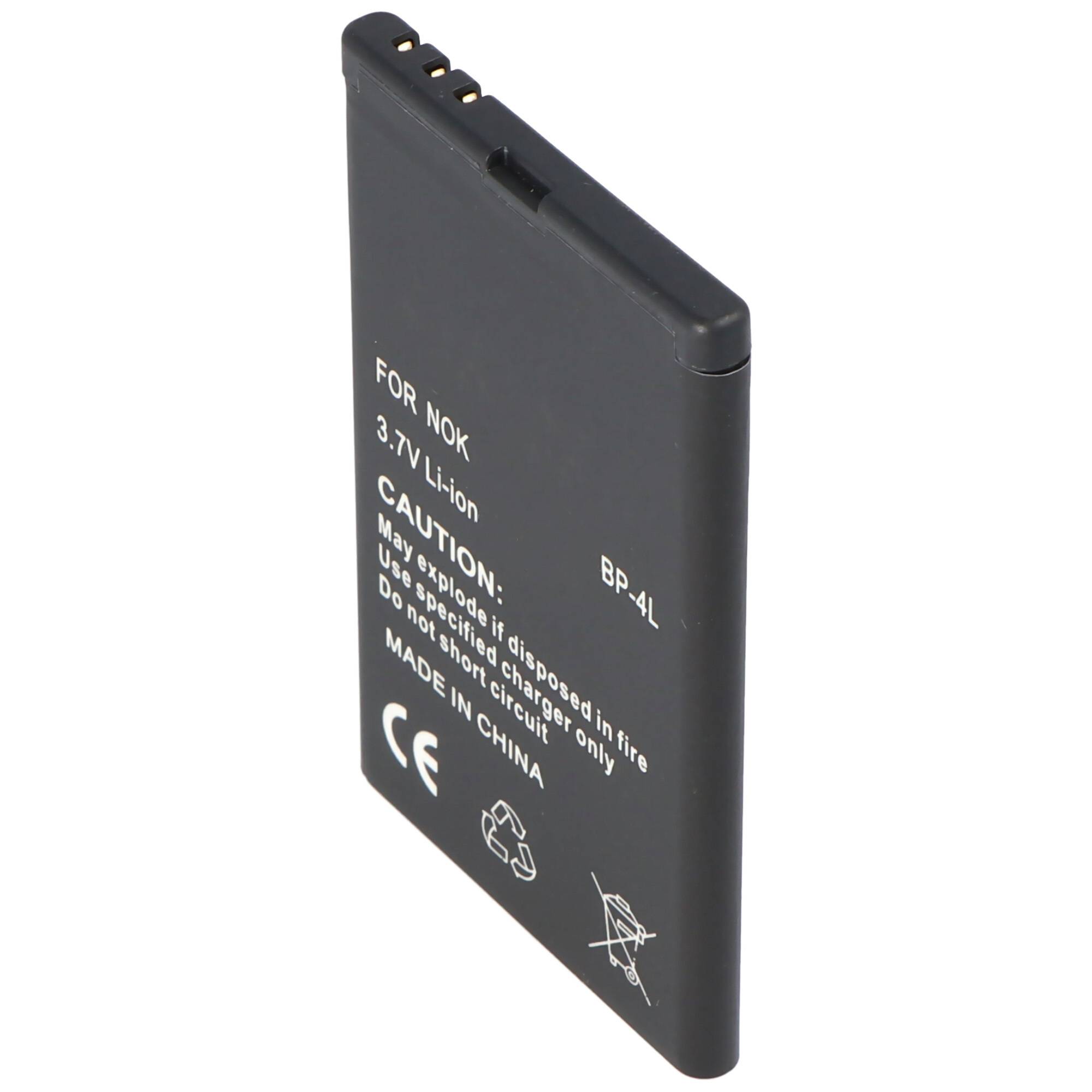 Akku passend für Nokia E61i, E90, Li-Ion, 3,7V, 1500mAh, 5,55Wh
