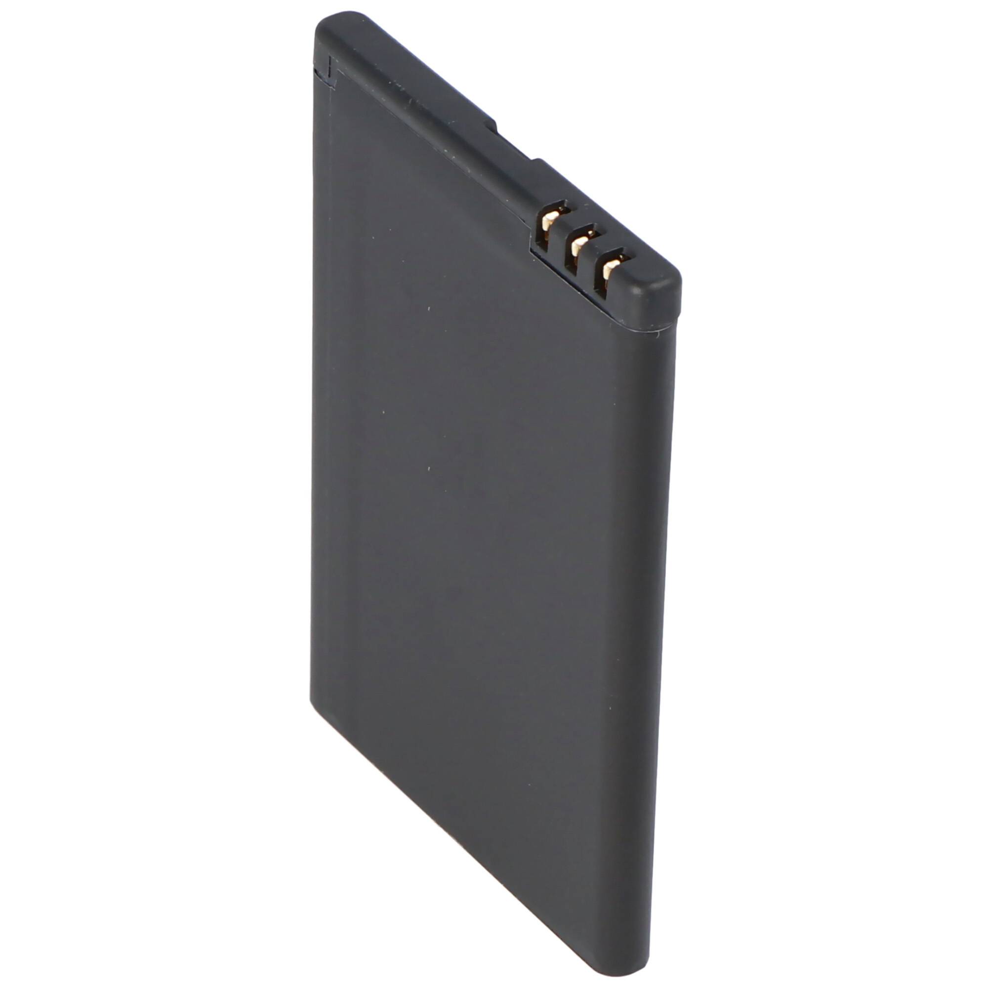 AccuCell Akku passend für Nokia 6650, E52, E55, E61i, E63, E71