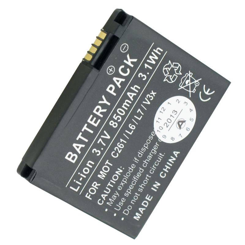 AccuCell Akku passend für Motorola C261, K1, L2, L6, L7, V3x Akku BK60, SNN5781A, SNN5768, BC60, SNN5768A