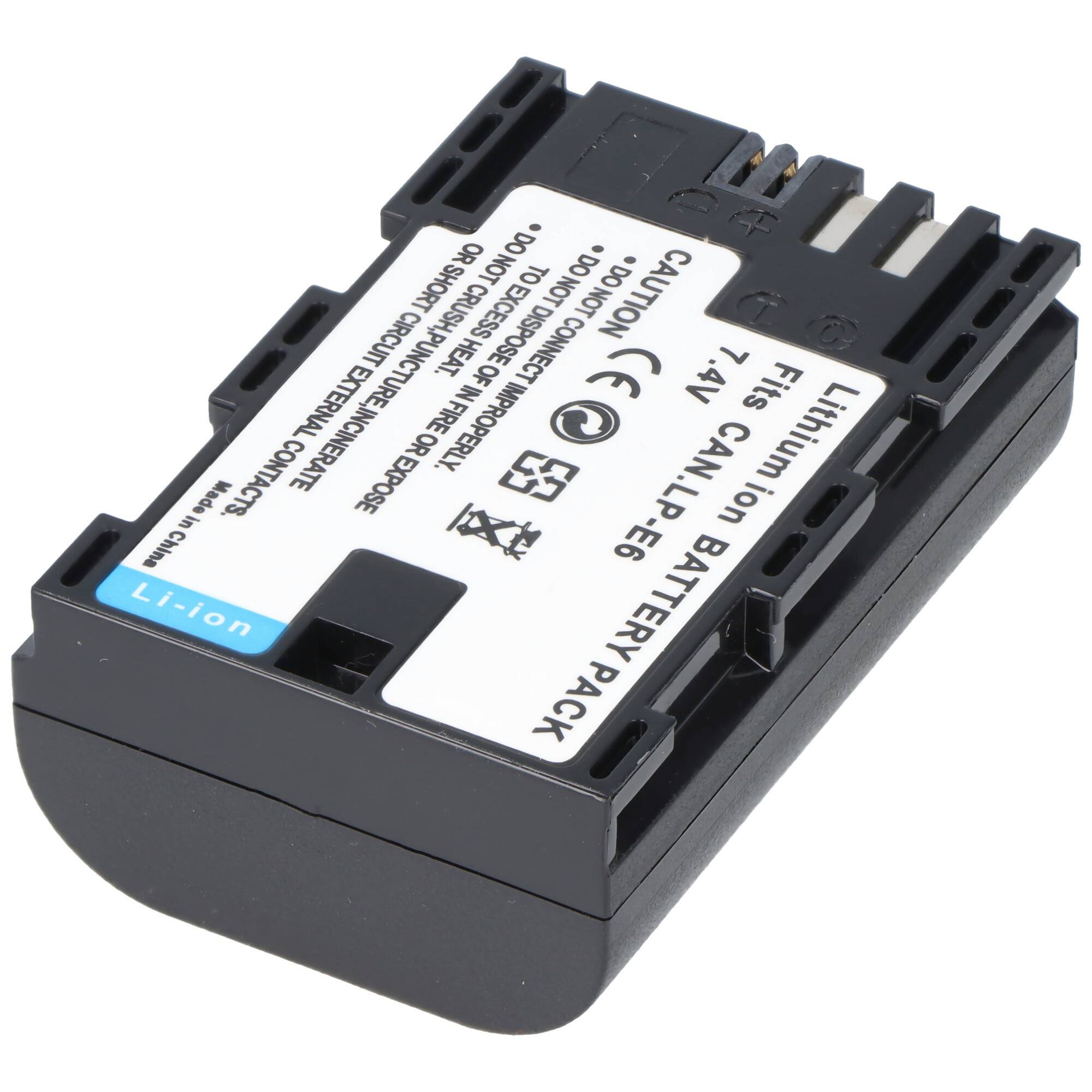 AccuCell Akku passend für Canon LP-E6, EOS 7D, EOS 5D MarkII, 1700mAh
