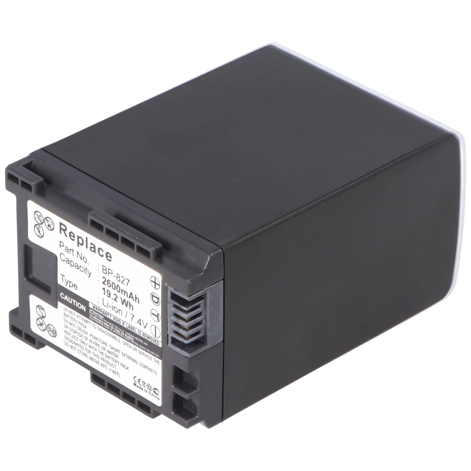 AccuCell Akku passend für Canon BP-827 Akku neueste Software