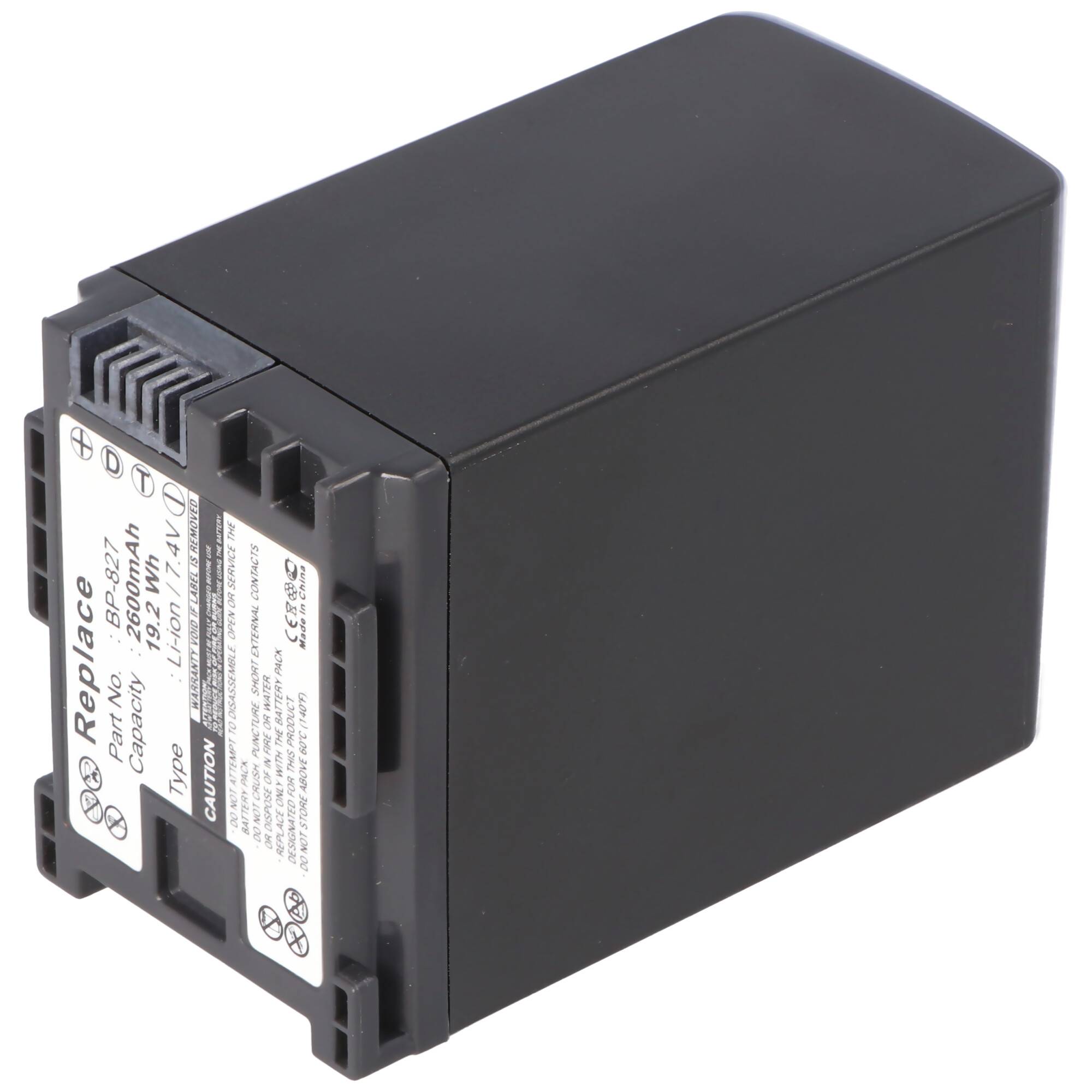 AccuCell Akku passend für Canon BP-827 Akku neueste Software