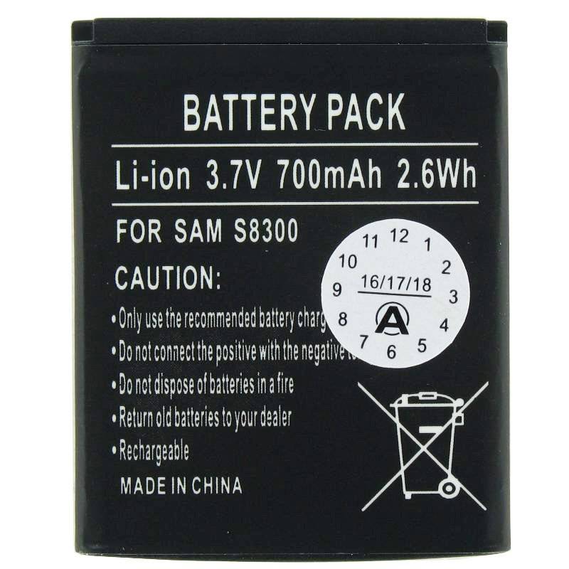 AccuCell Akku passend für Samsung SGH-S8300, AB533640BU, AB533640BE