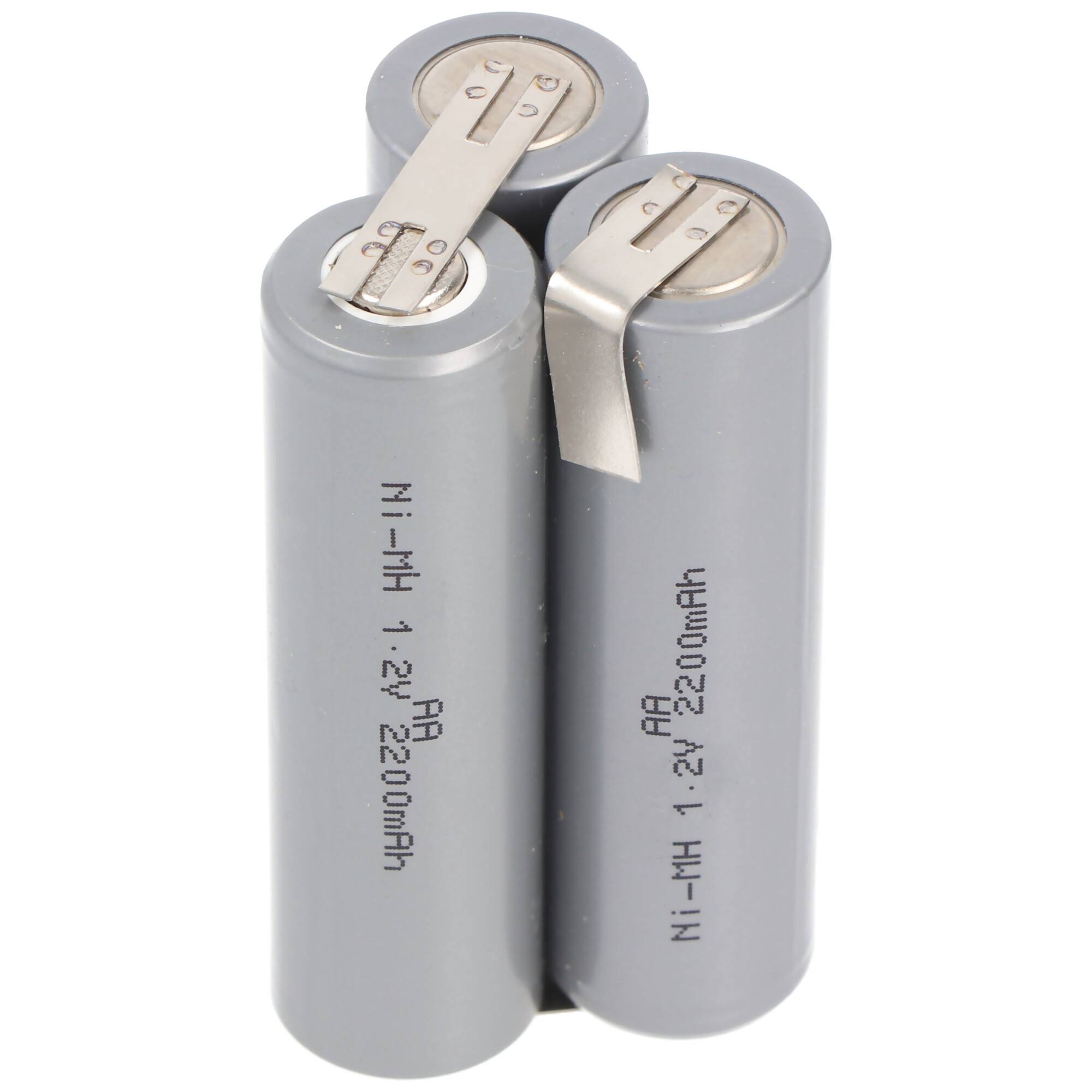 AccuCell NiMH Akku 3,6Volt 1900-2100mAh Mignon AA AkkuPack mit Lötfahne, 50,3x28,6x28,6mm
