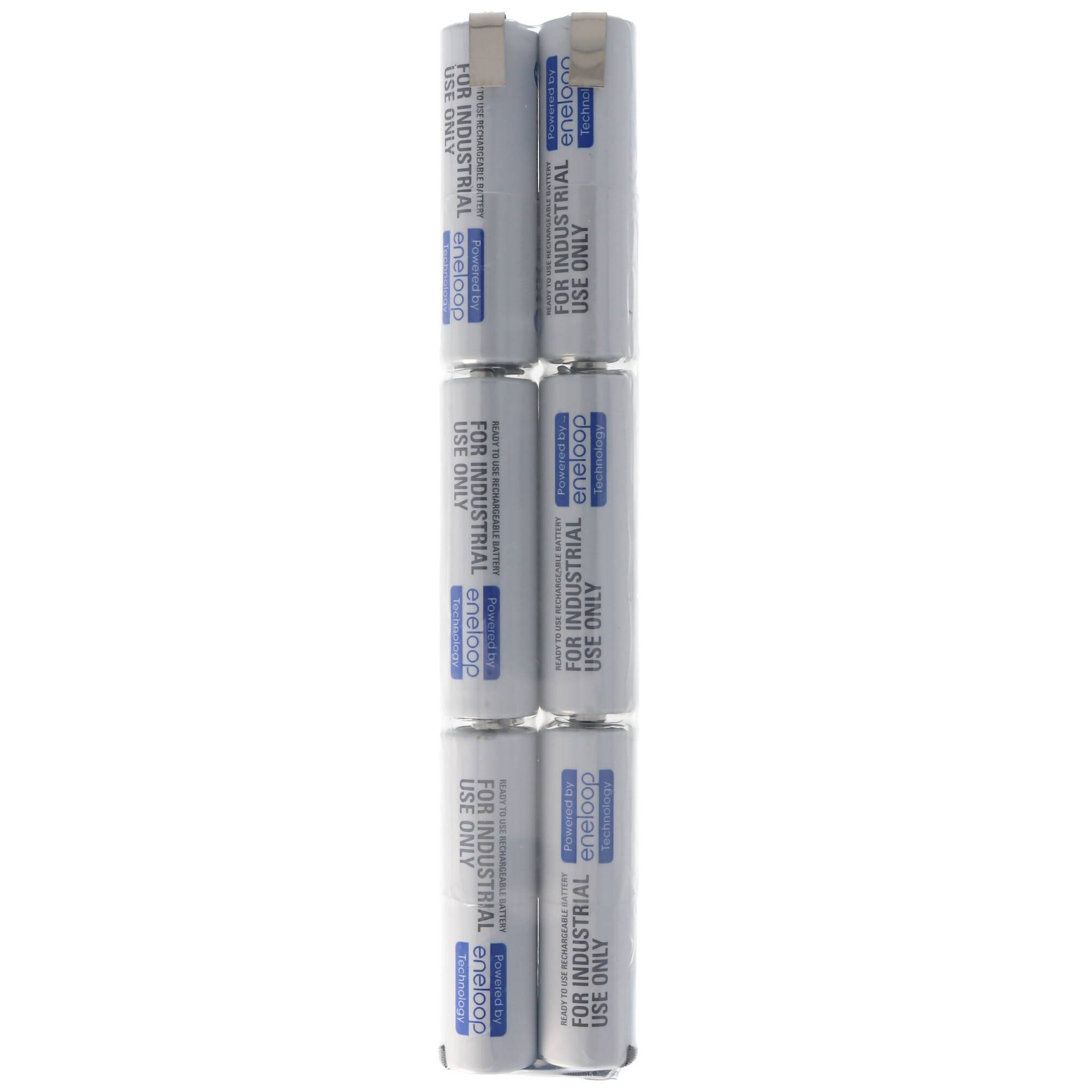Panasonic eneloop Standard 7,2 Volt AkkuPack AA mit Lötfahnen, 2000mAh